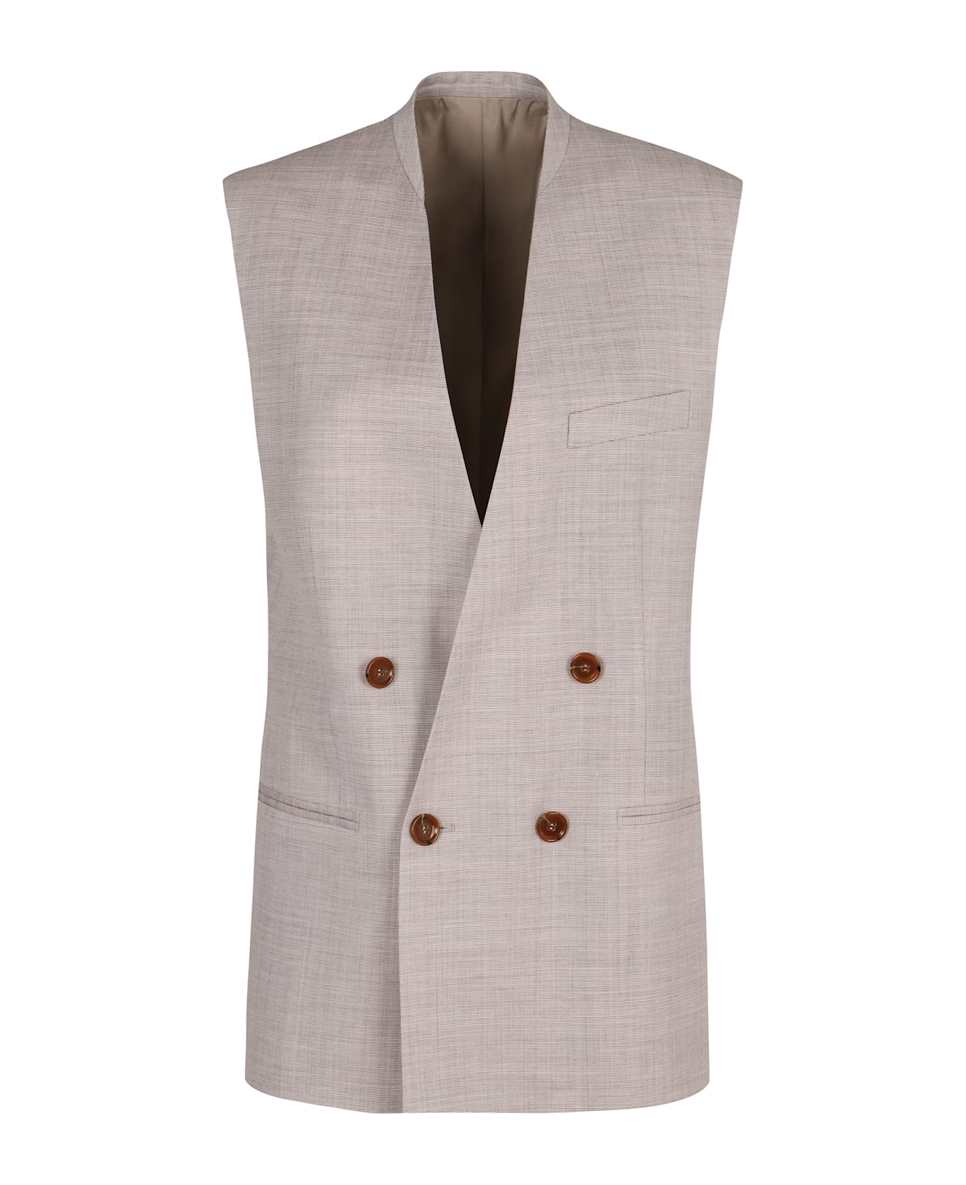 Philosophy di Lorenzo Serafini Double-breasted Waistcoat - grey