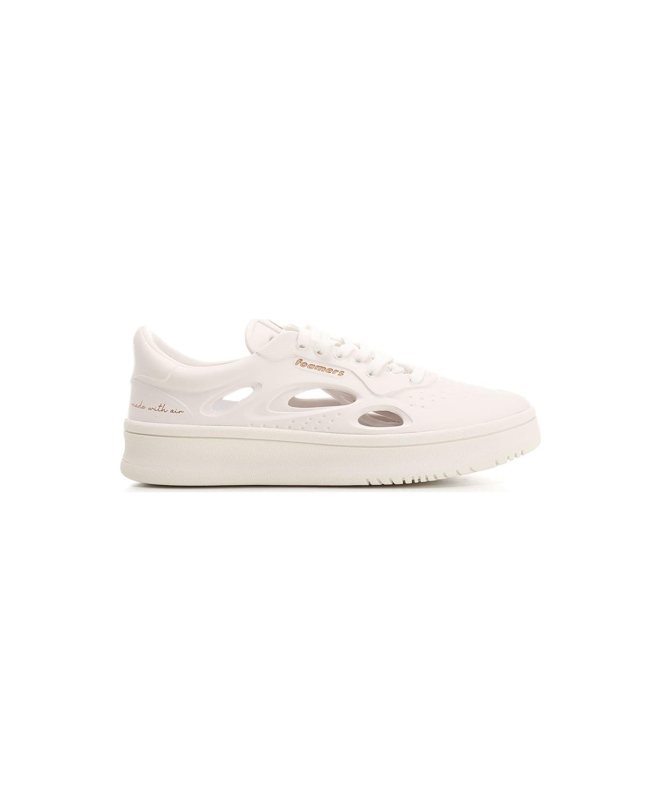Foamers Cut Out Sneakers - Bianco 3