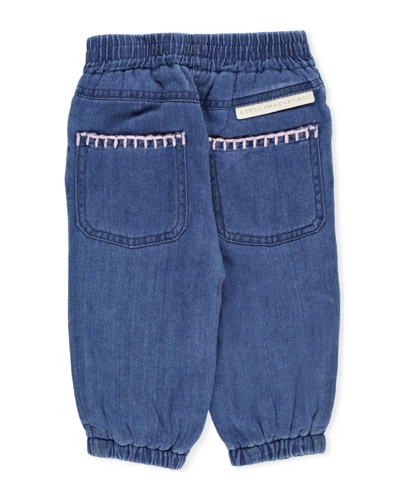 Stella McCartney Pants With Embroideries - DENIM