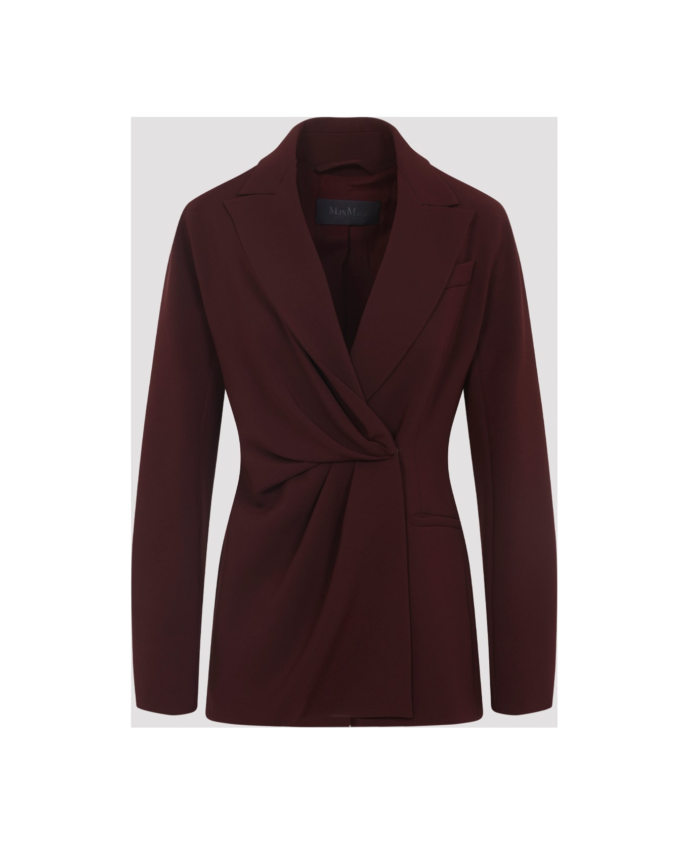 Max Mara Pianoforte Alare Cady Jacket - Red