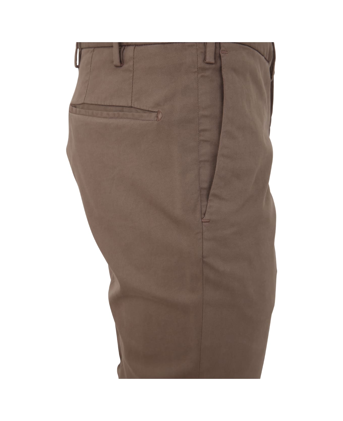 Incotex Cotton Short Trousers - Chestnut