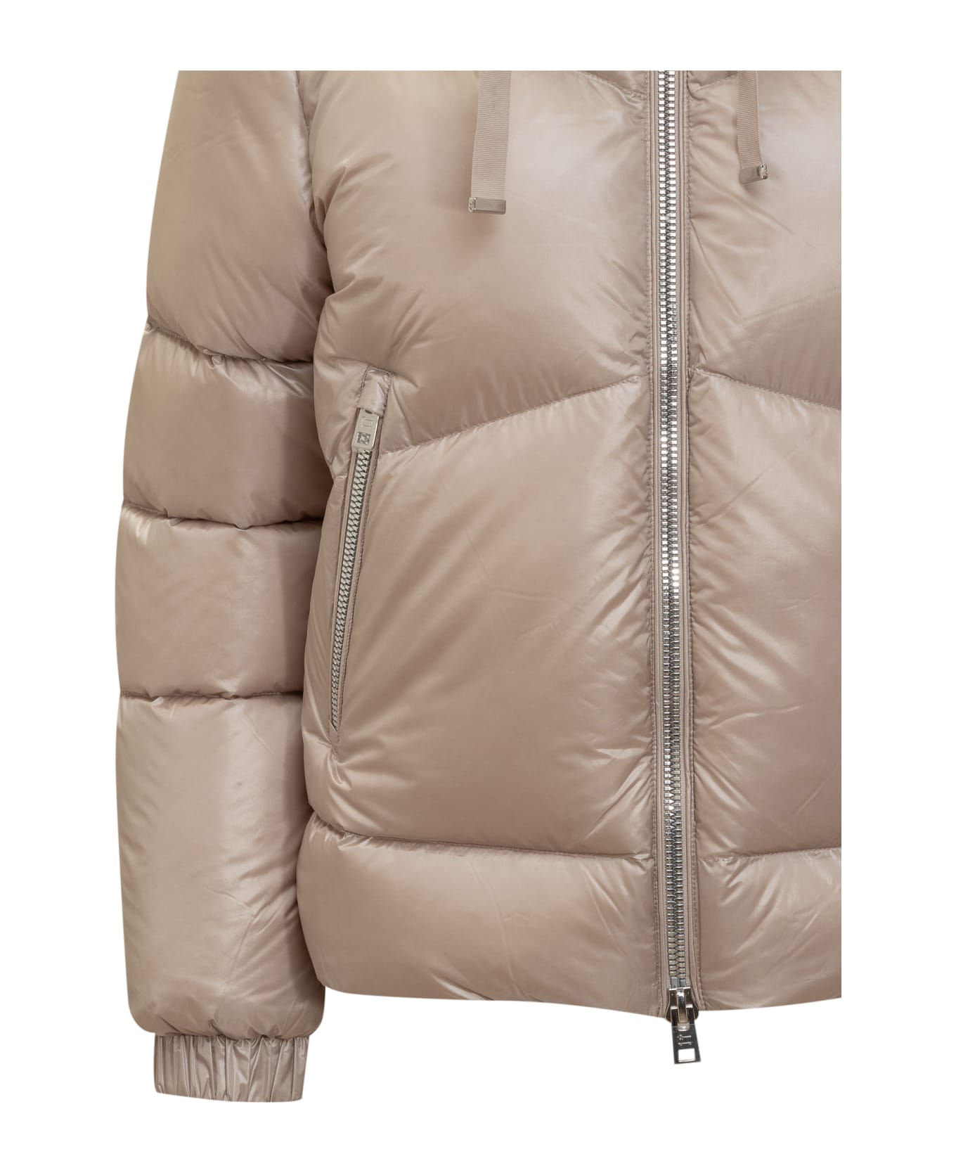 Woolrich Aliquippa Down Jacket - LIGHT TAUPE