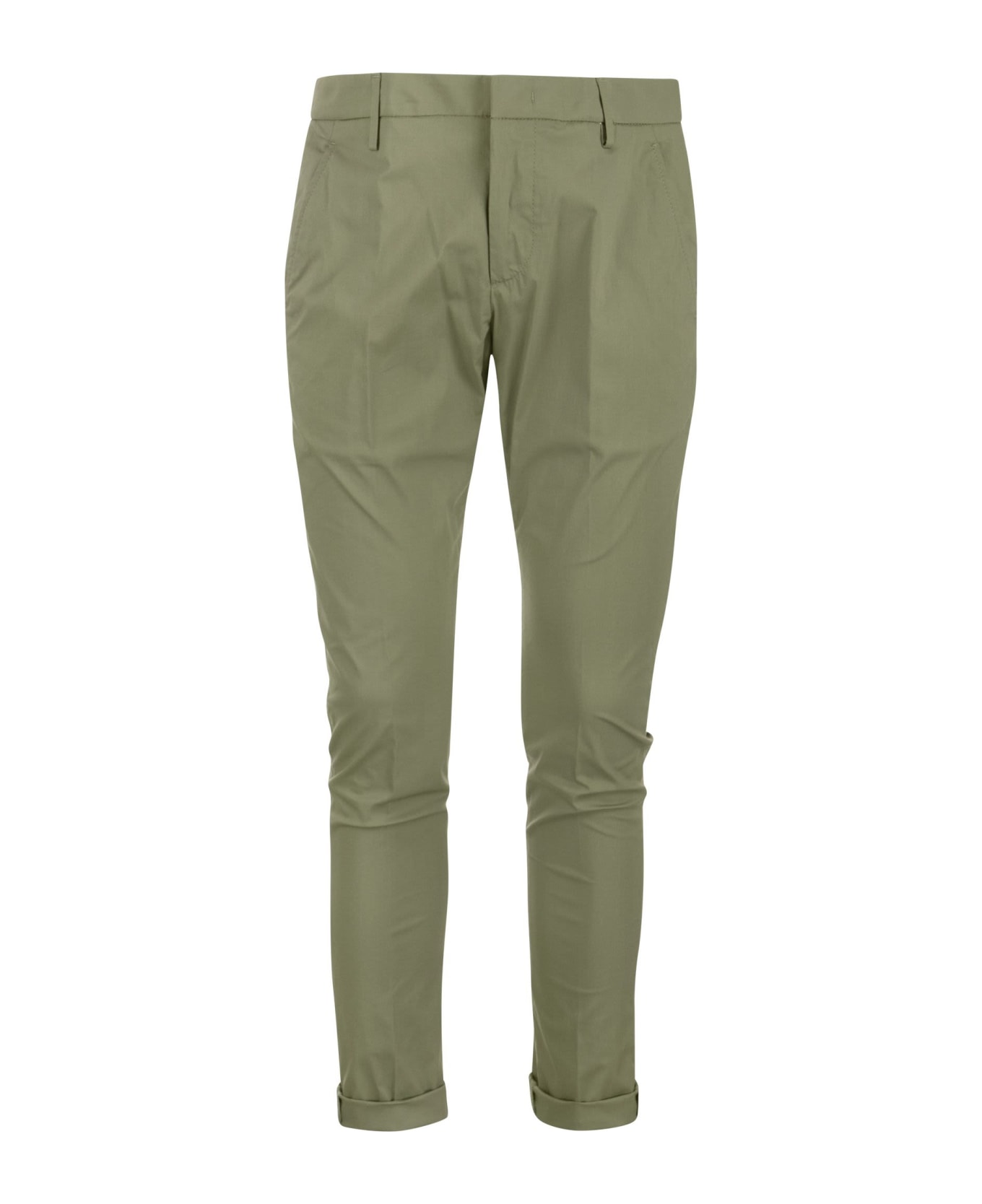 Dondup Gaubert - Slim-fit Trousers - Military Green ボトムス