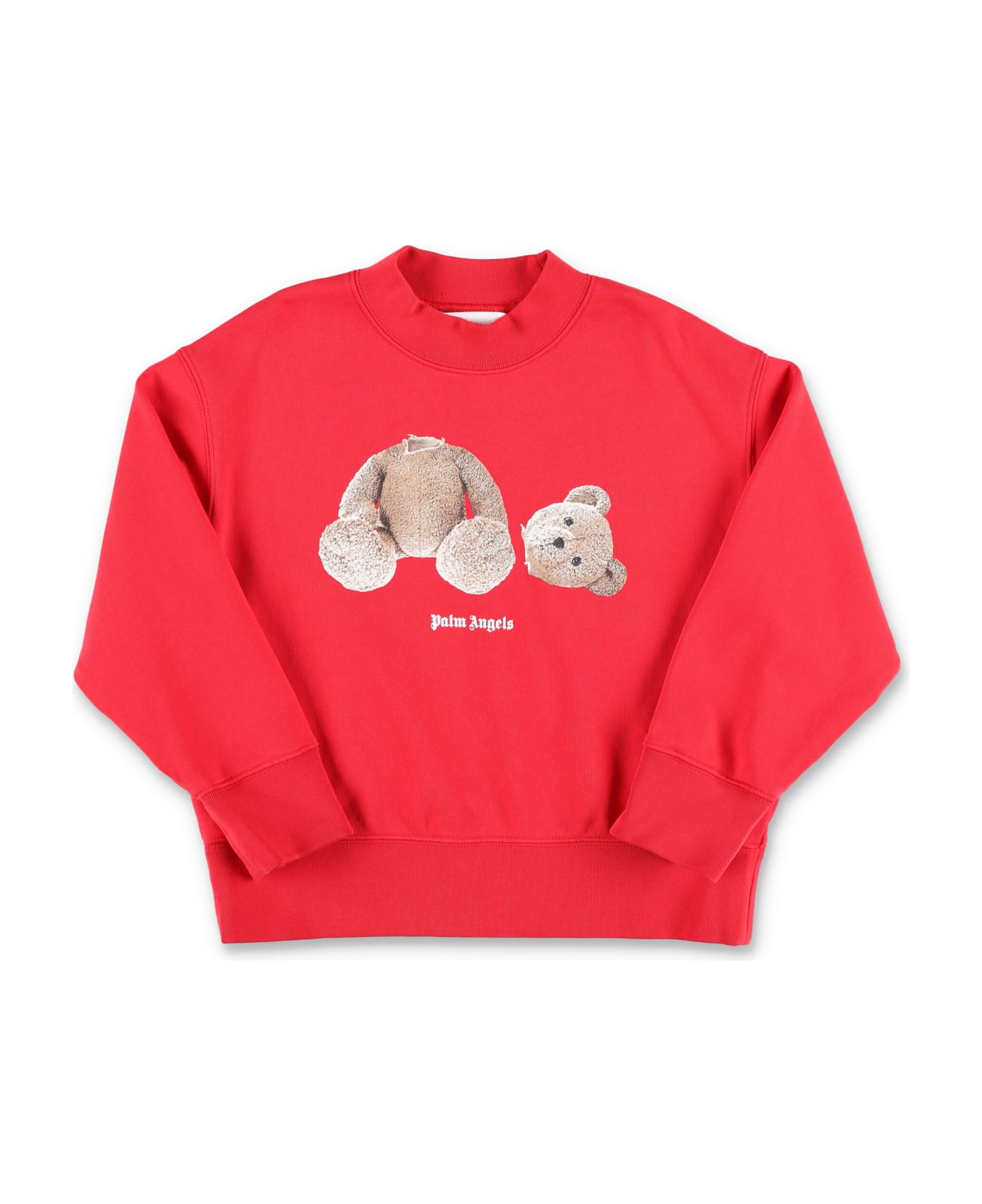 Palm Angels Bear Sweatshirt - RED ニットウェア＆スウェットシャツ