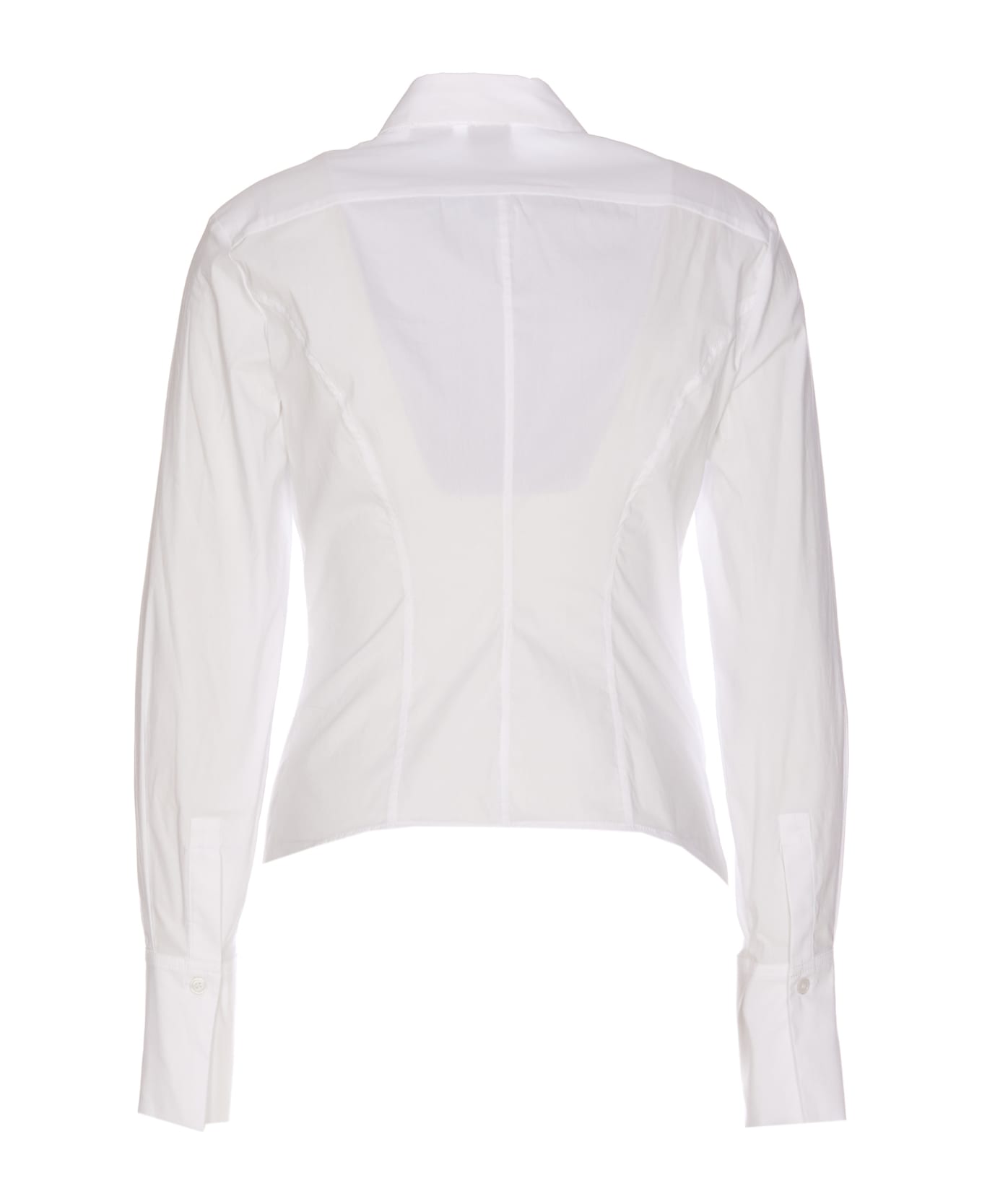 Pinko Flanked Poplin Shirt - White シャツ