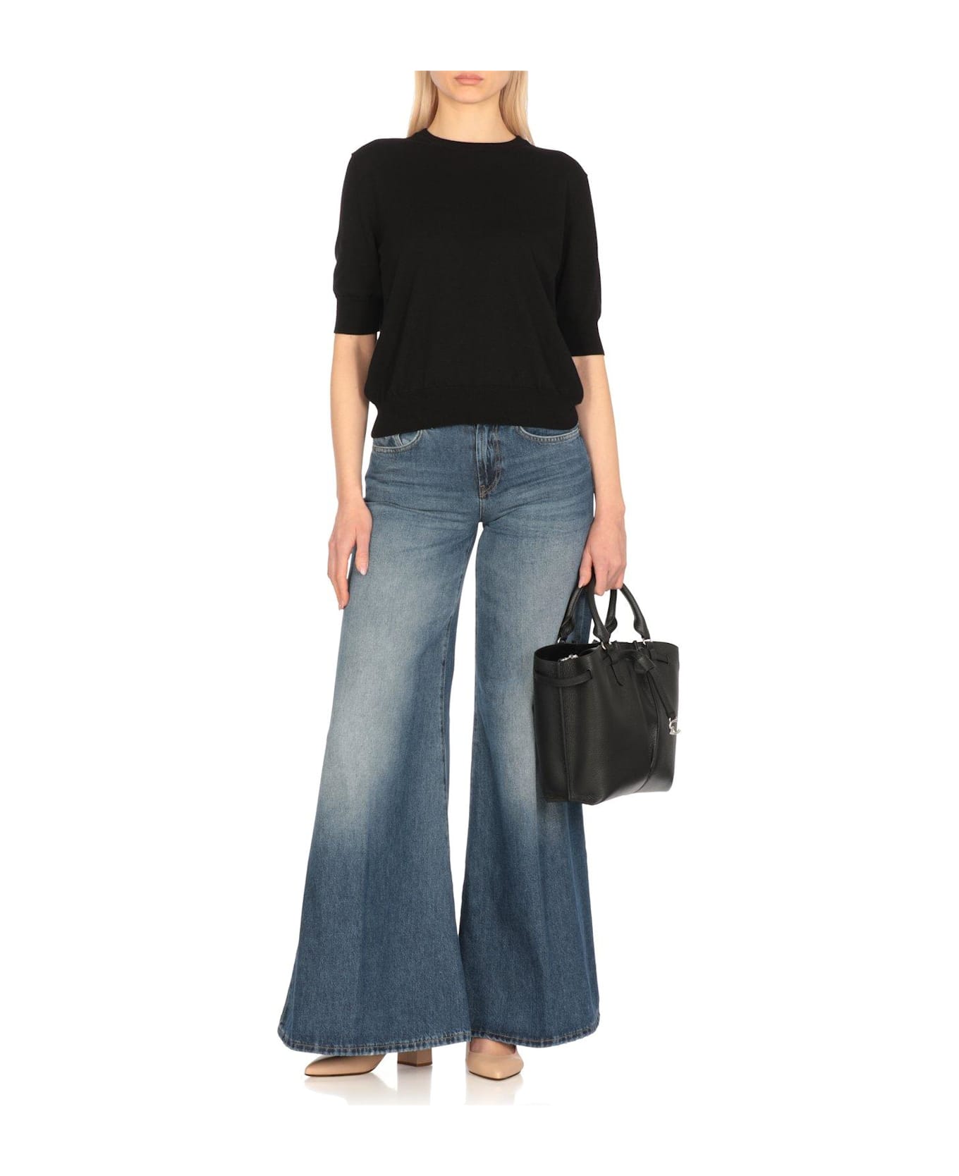 Coccinelle Flores Tote Bag - Black
