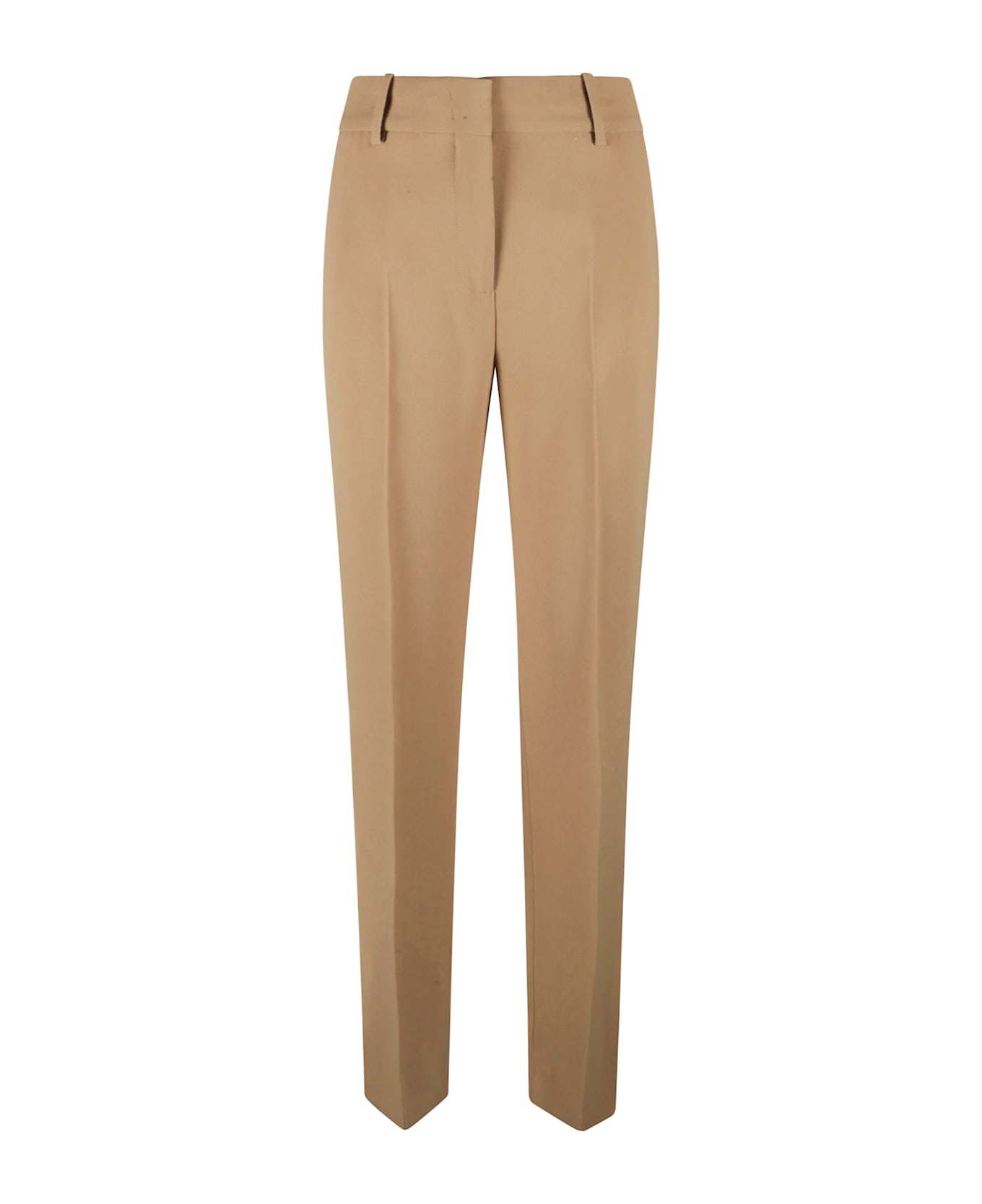 Ermanno Scervino High-waist Plain Slim Trousers - Nocciola