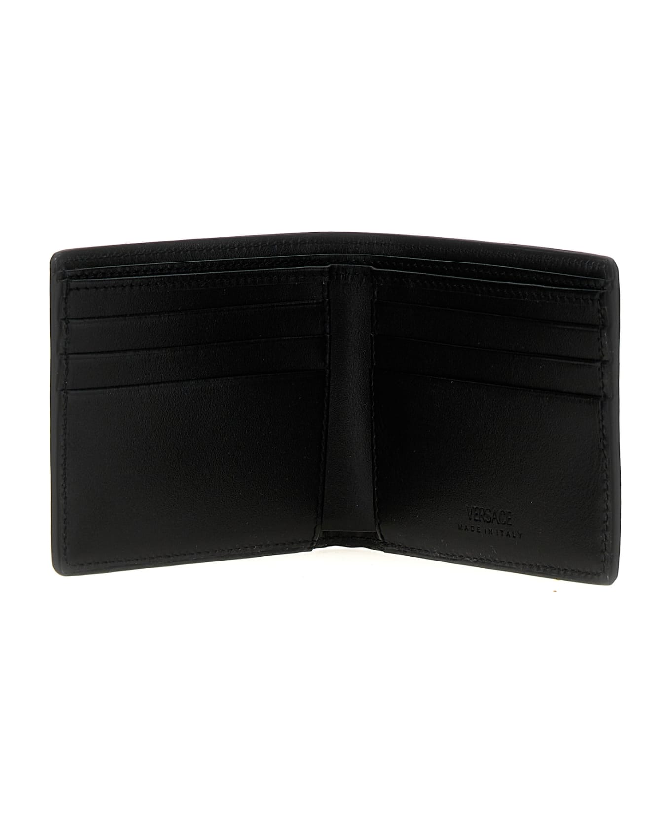 Versace 'barocco' Wallet - Black
