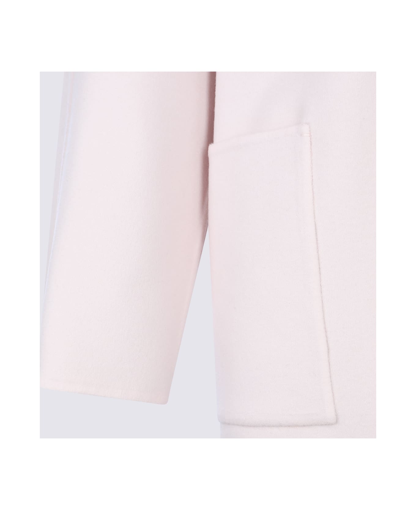 Bottega Veneta Light Pink Wool Coat - PINKSHELL