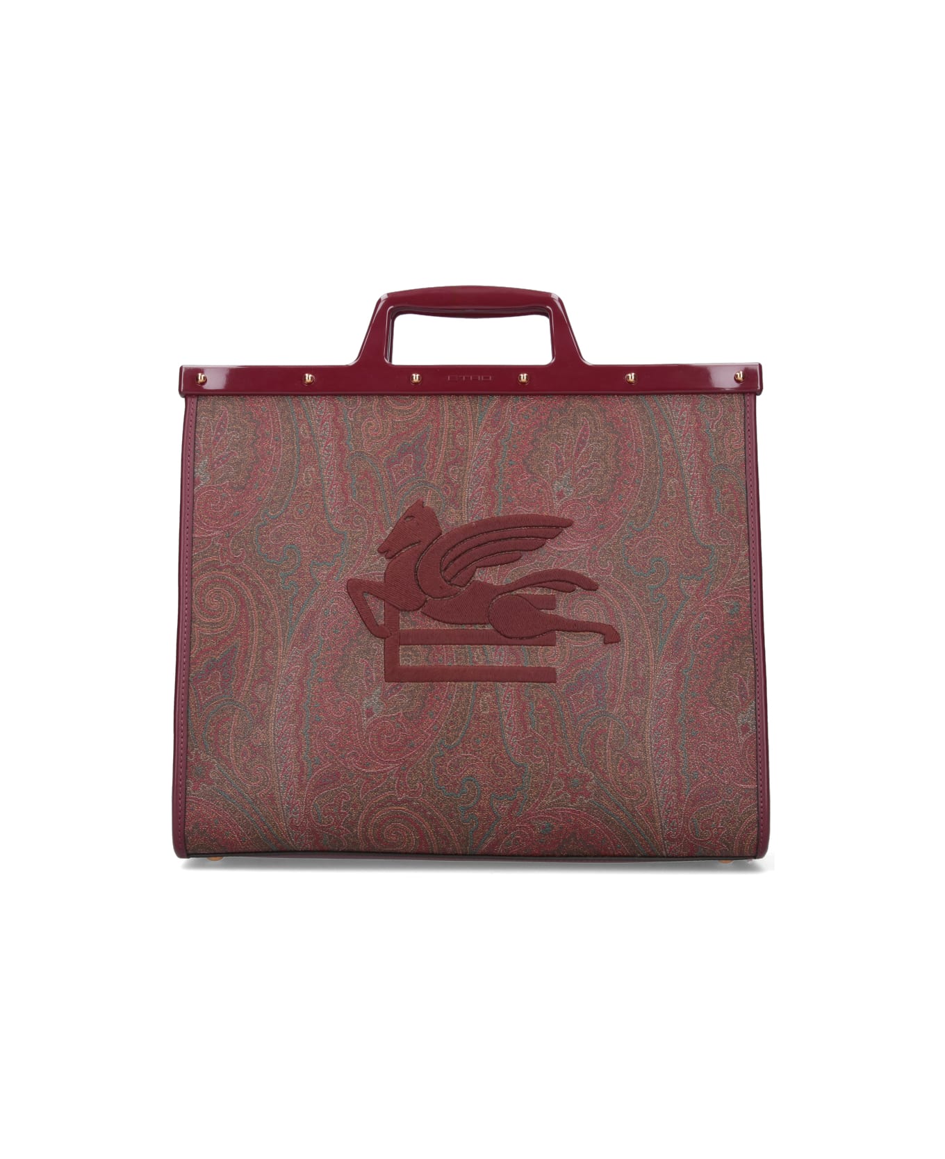 Etro Medium Bag "shopping Love Trotter" - Red トートバッグ