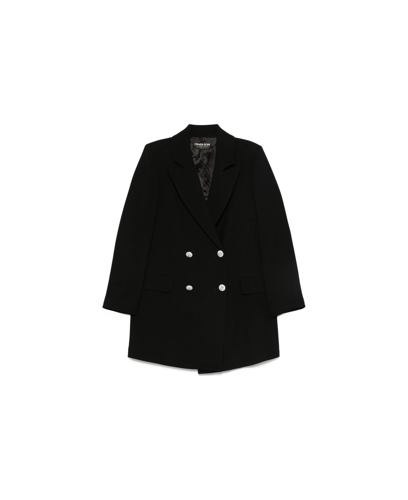 La Petit Robe Di Chiara Boni Coat - BLACK