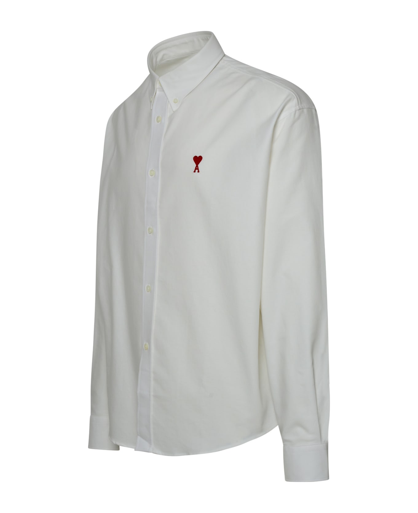 Ami Alexandre Mattiussi 'body Oxford' White Cotton Shirt - WHITE