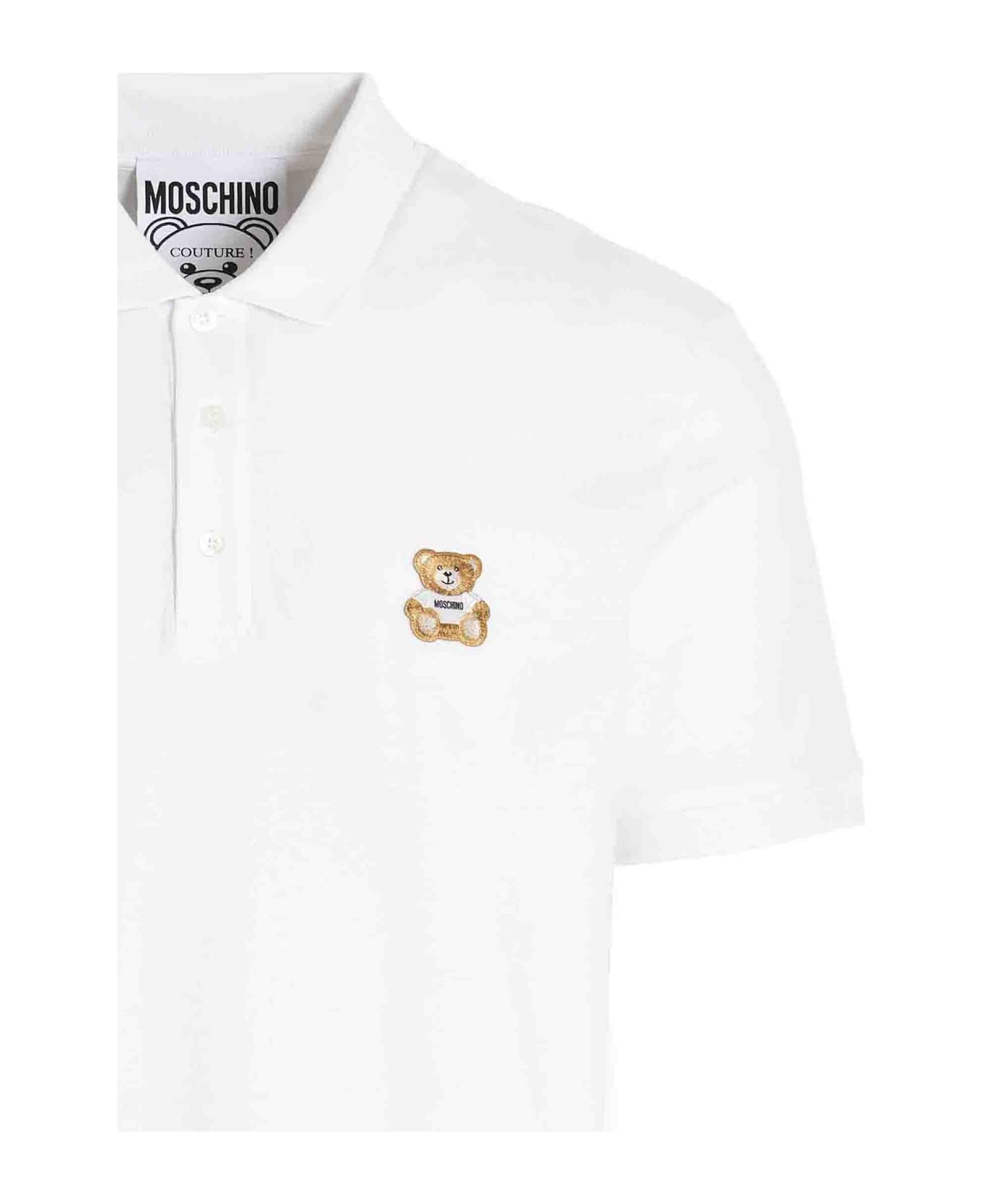 Moschino 'teddy  Polo Shirt - White