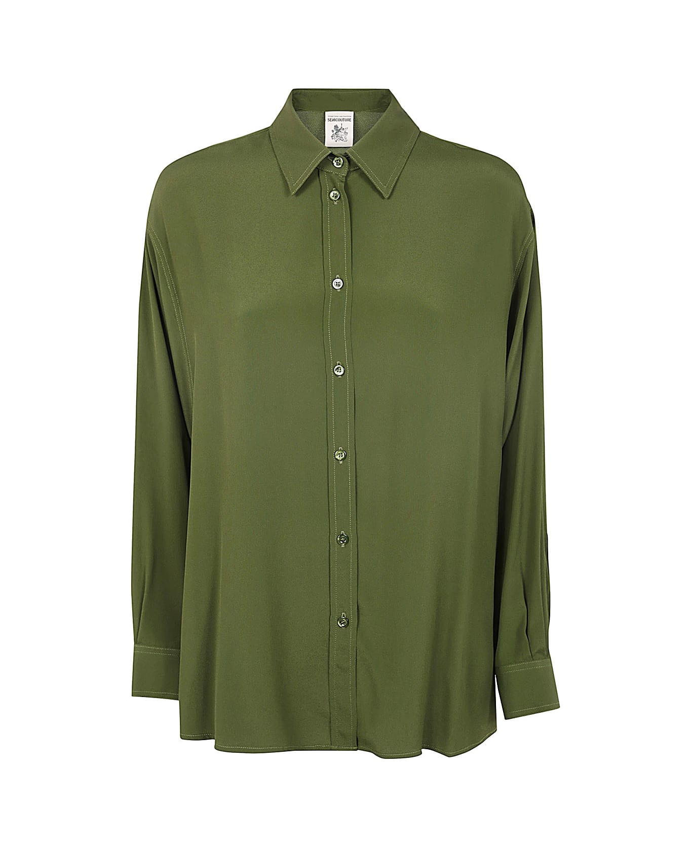 SEMICOUTURE Veridiana Shirt - Forest