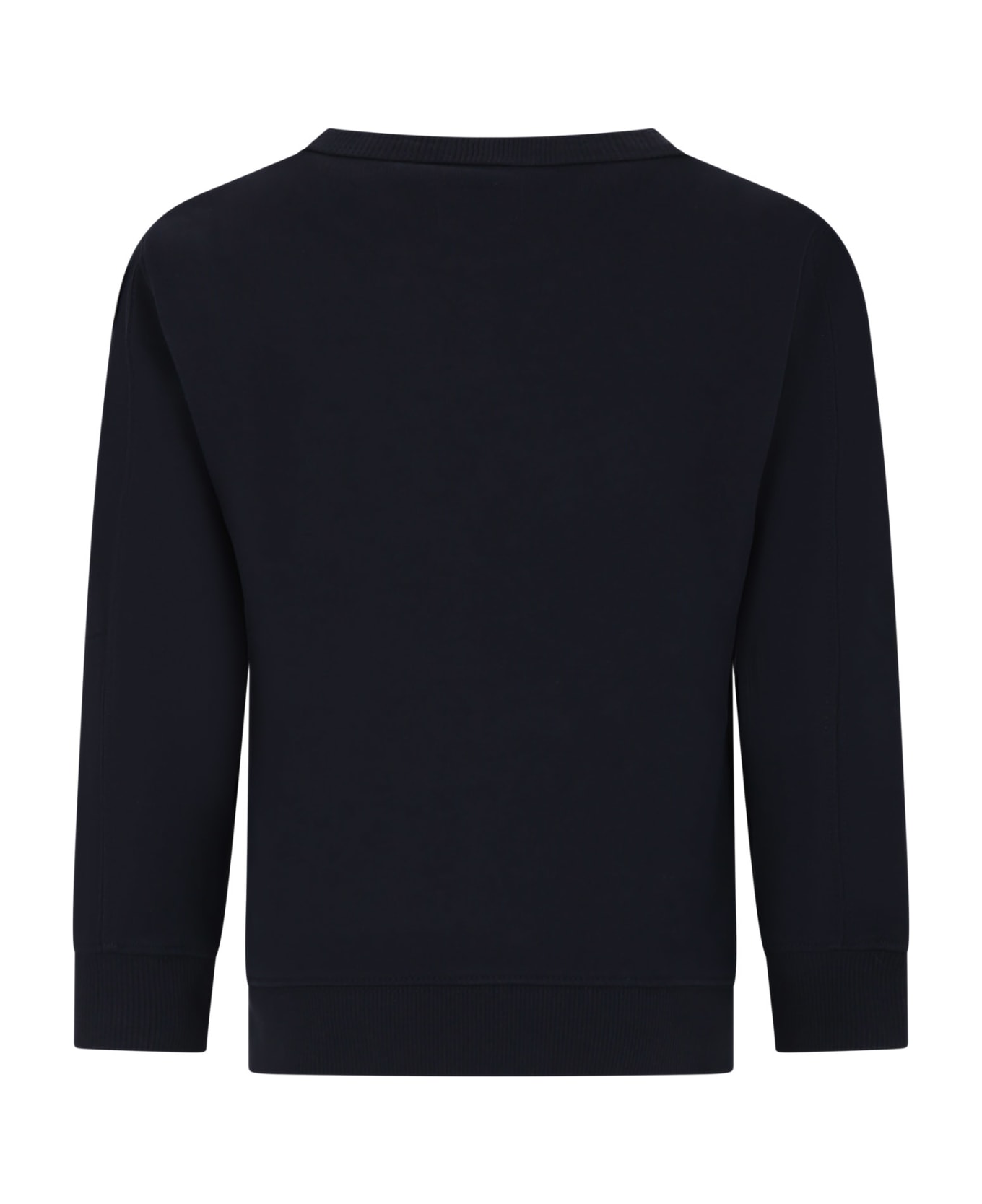 C.P. Company Undersixteen Blue Sweatshirt For Boy With C.p. Company Lens - Blue ニットウェア＆スウェットシャツ