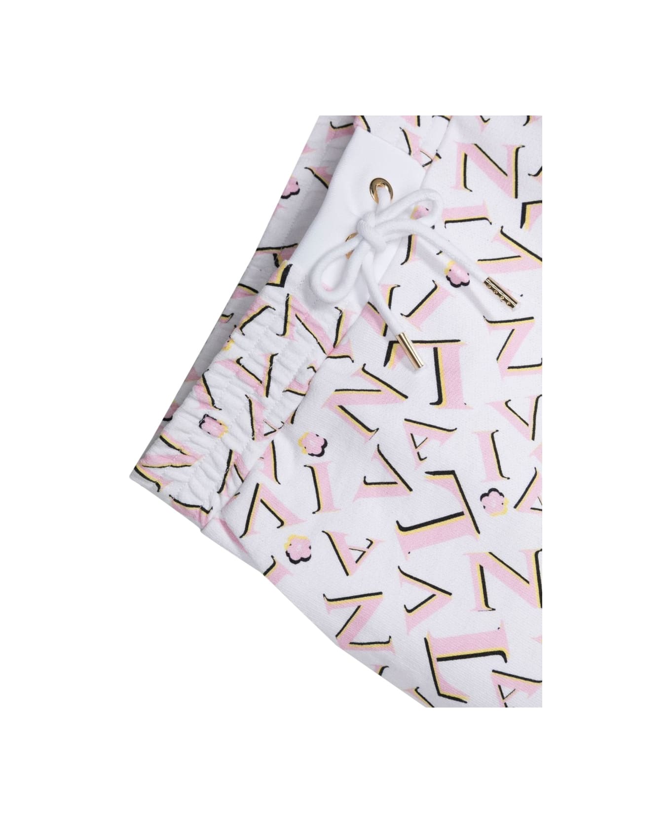 Lanvin Allover Logo Shorts - MULTICOLOUR