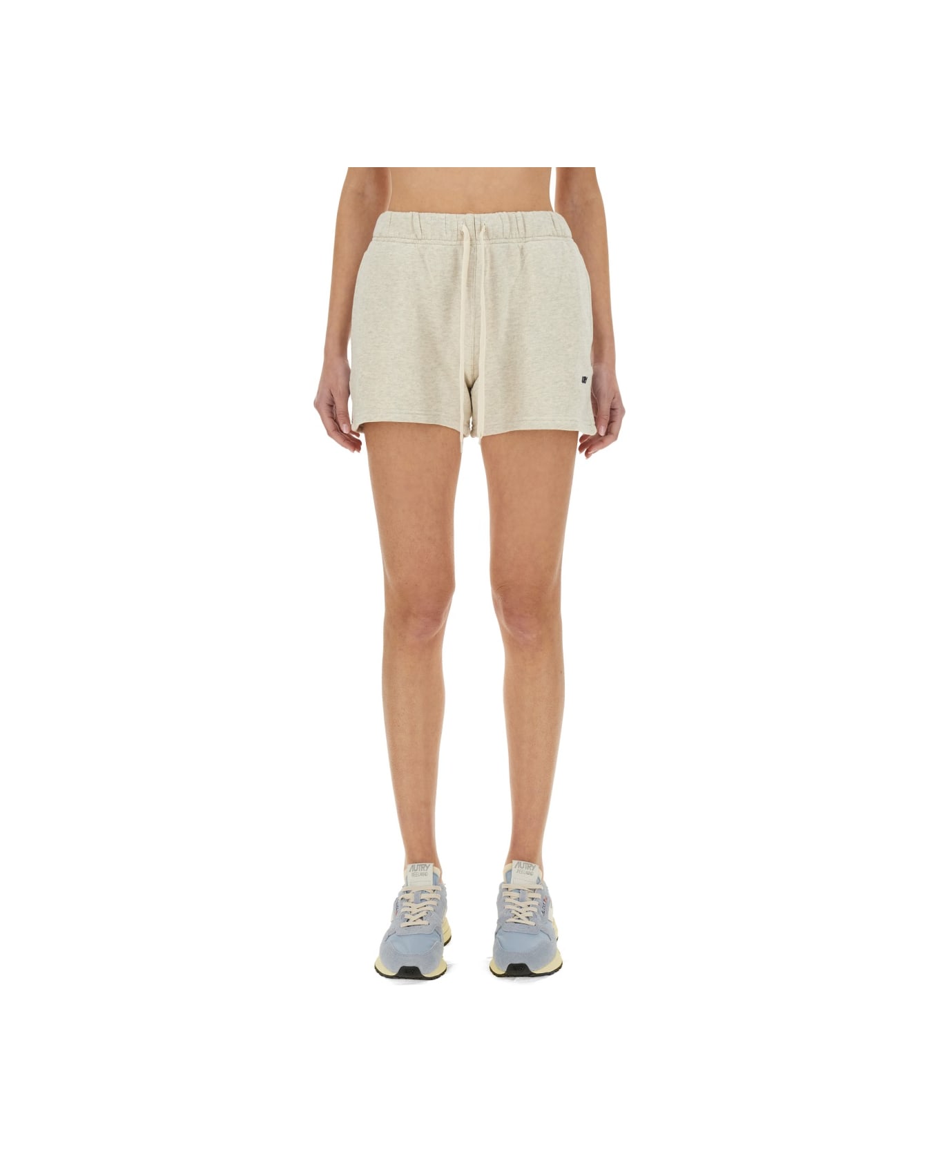 Autry Sweatshirt Shorts - LATTE