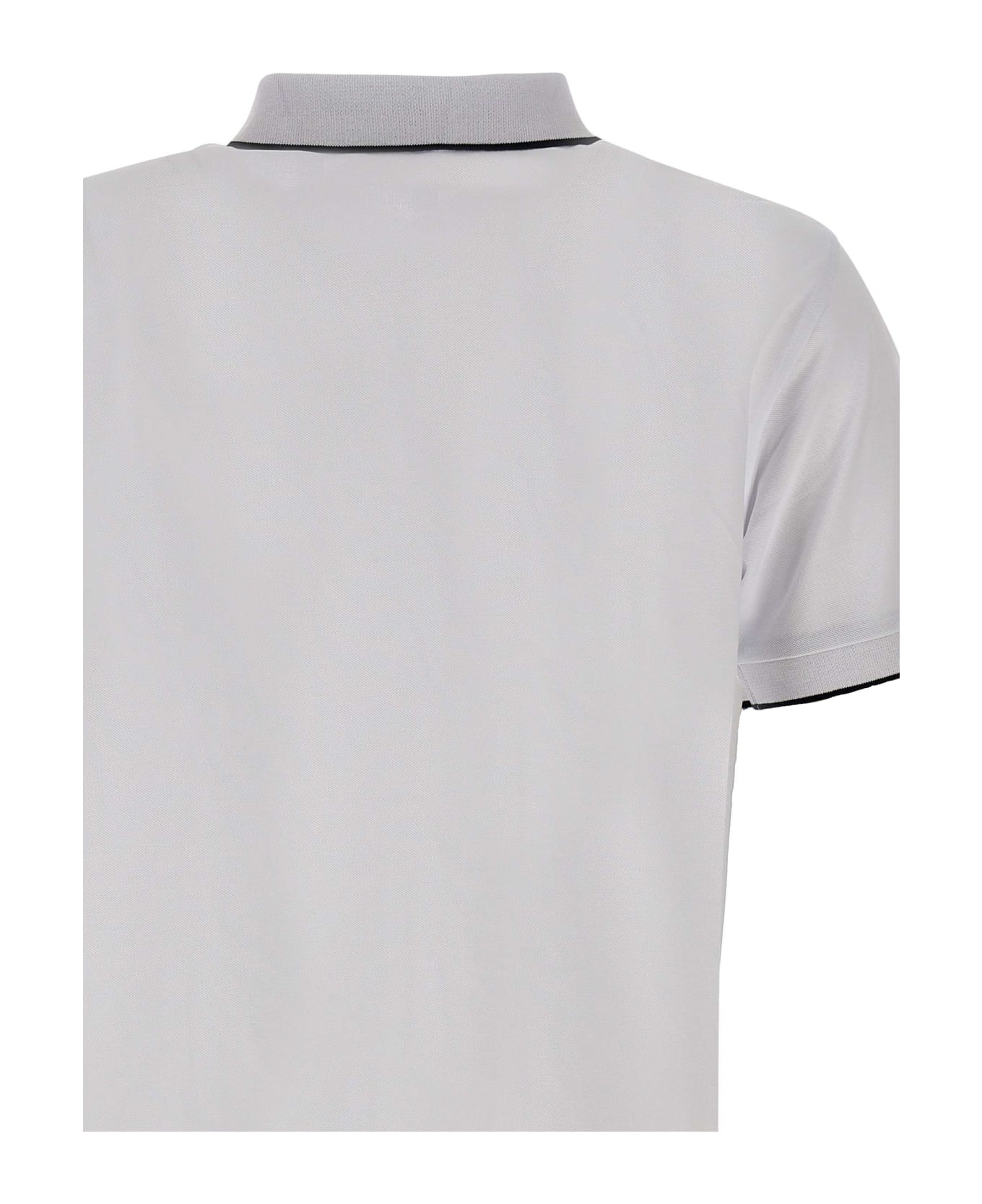 Sun 68 "print Pocket" Polo Shirt Cotton - WHITE