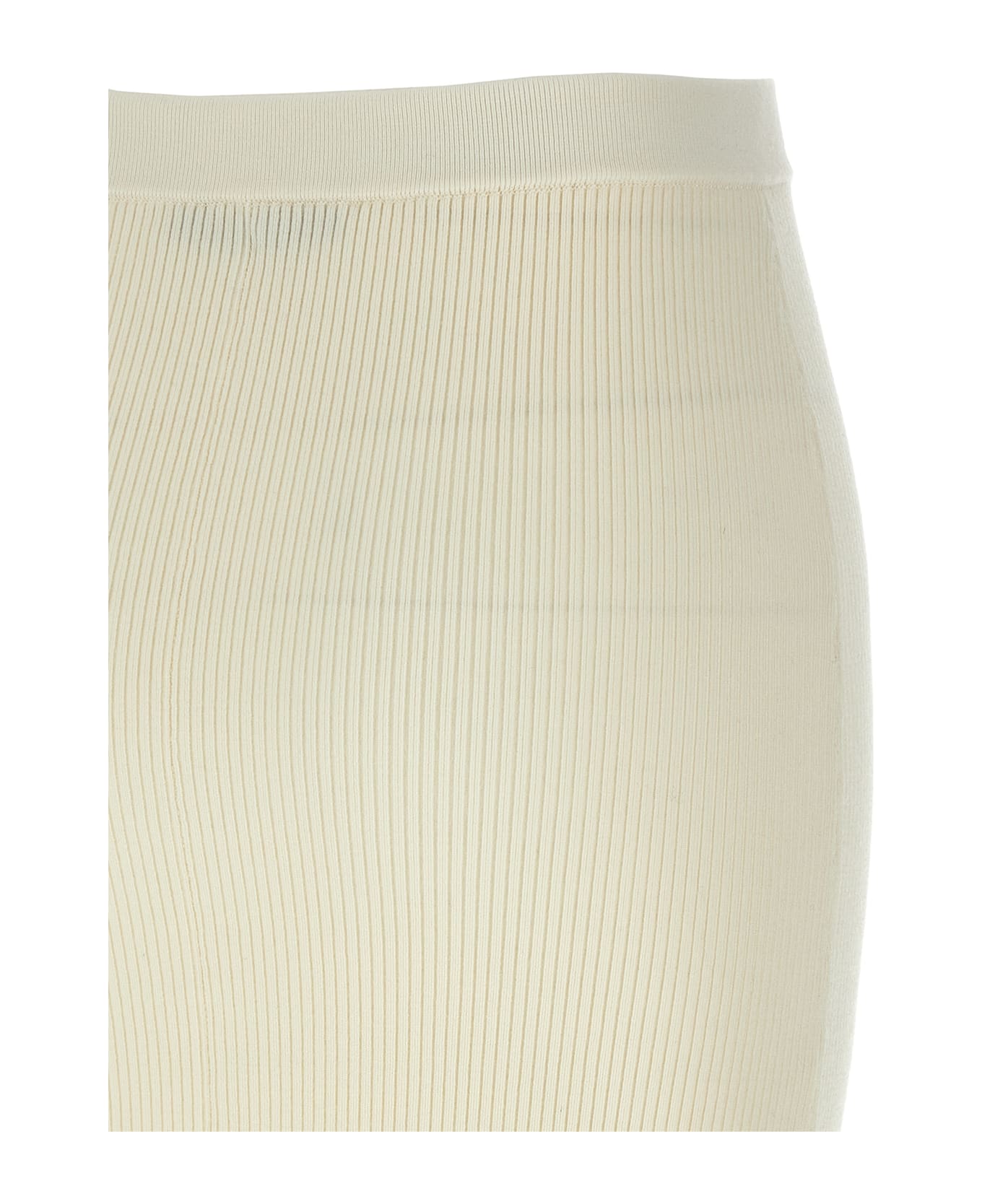 Alessandra Rich Midi Skirt - White
