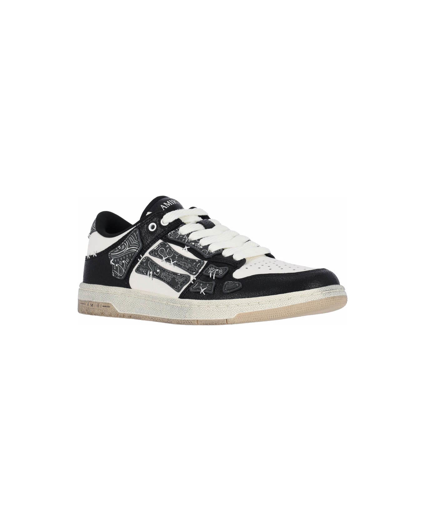 AMIRI "skel" Low Top Sneakers - Black  