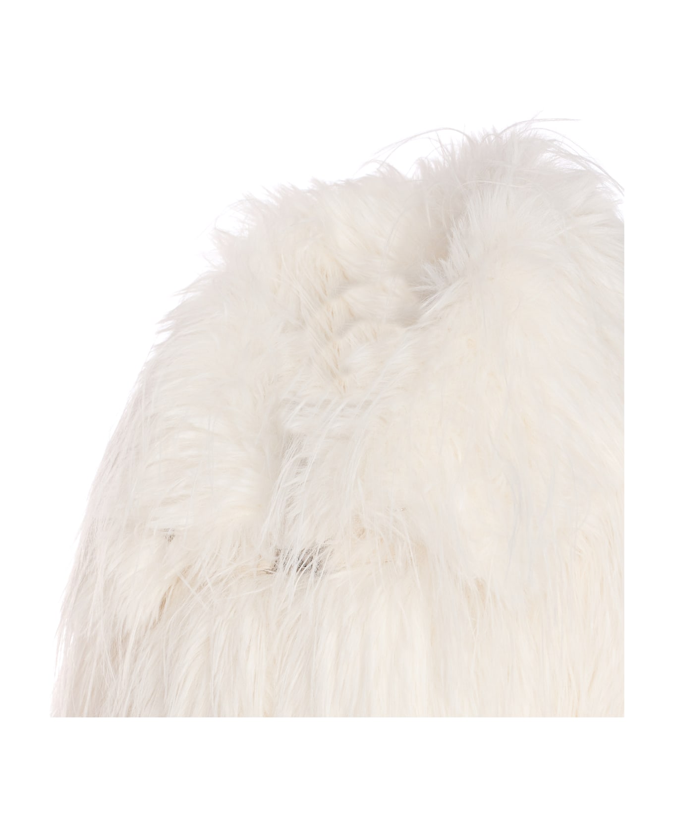 Pinko Amparo Faux Fur Jacket - White
