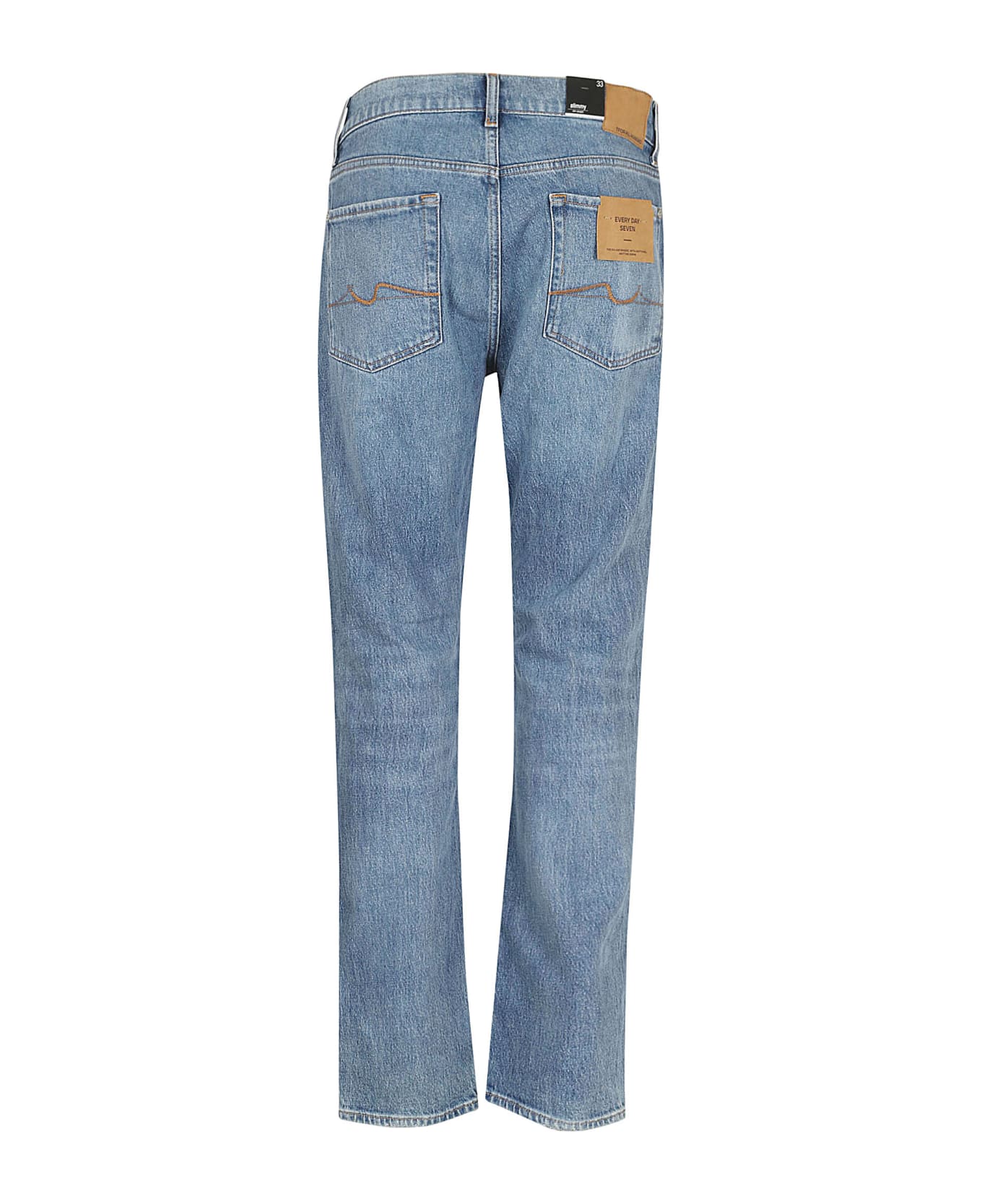 7 For All Mankind Slimmy Get Ahead - Light Blue デニム