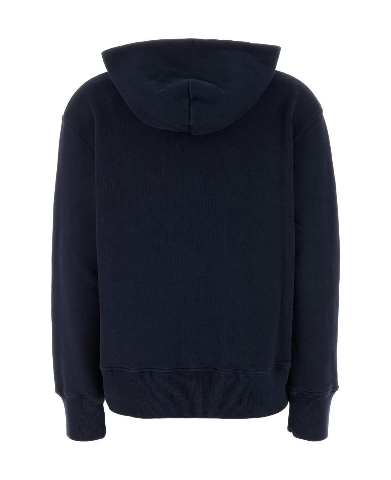 Autry Navy Blue Cotton Main Wom Sweatshirt - A2JB