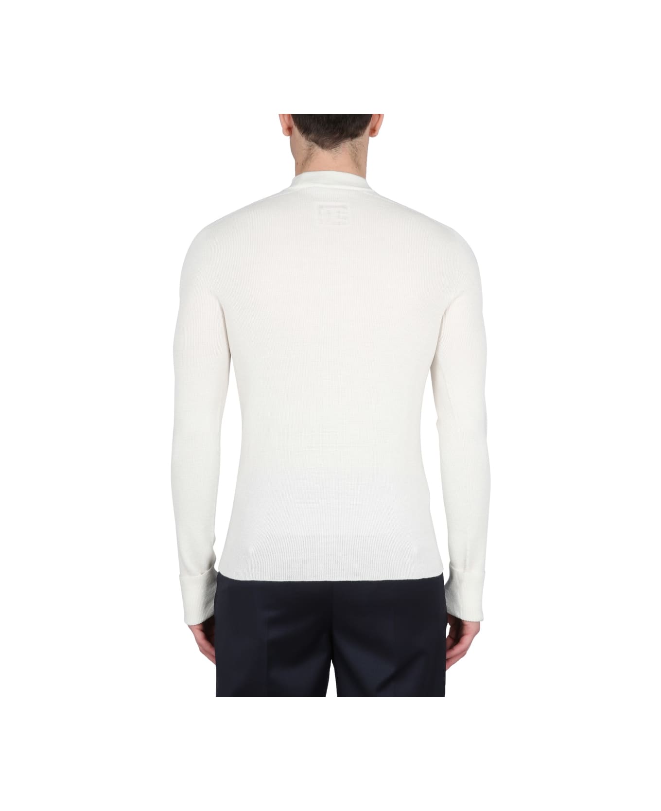 Balmain Wool Jersey - WHITE ニットウェア
