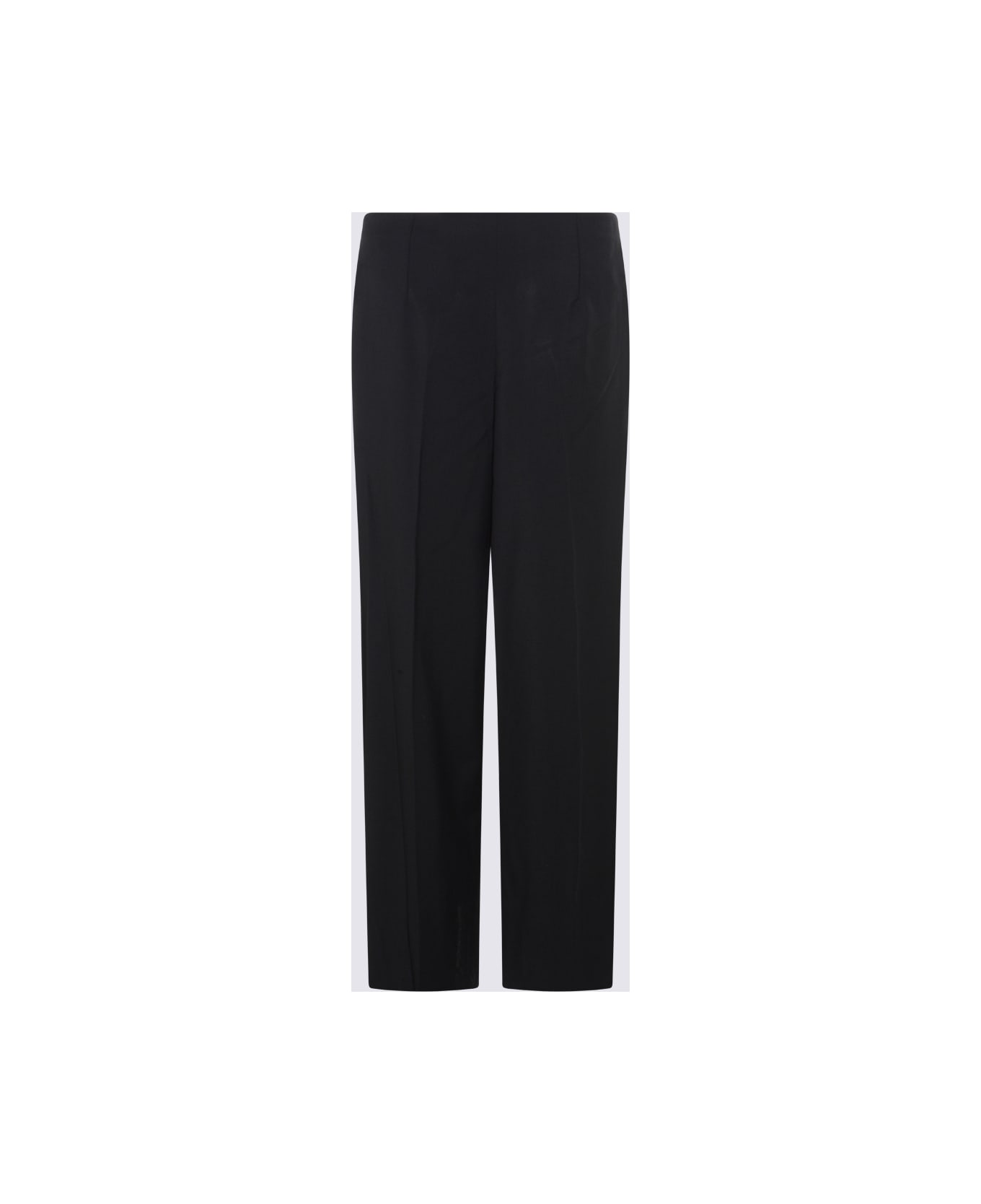 Fendi Black Wool Pants - Black