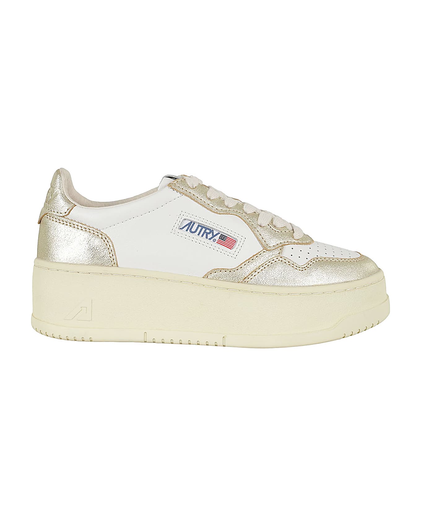 Autry Platform Low Wom - Wht Platinum