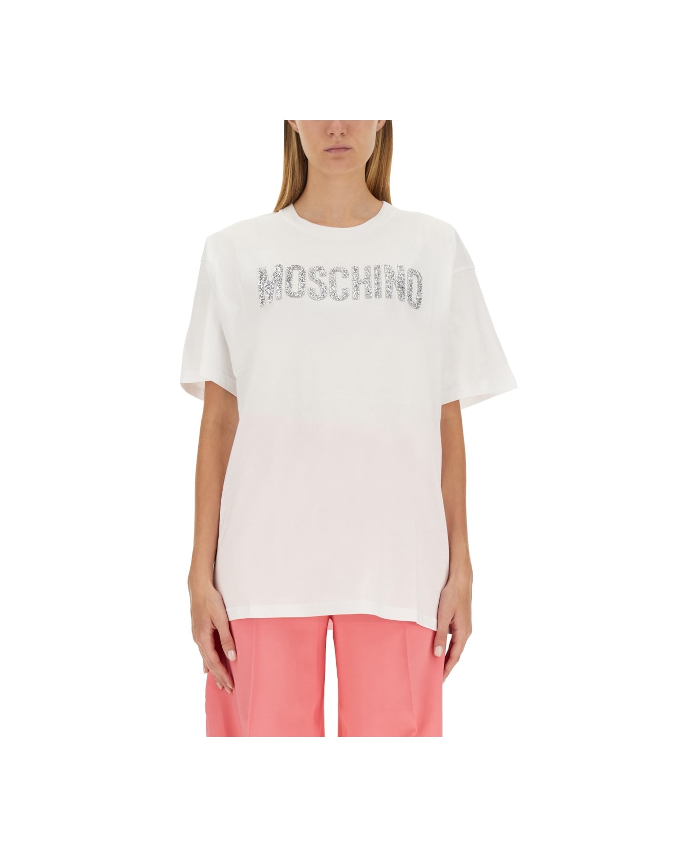 Moschino T-shirt With Logo - WHITE