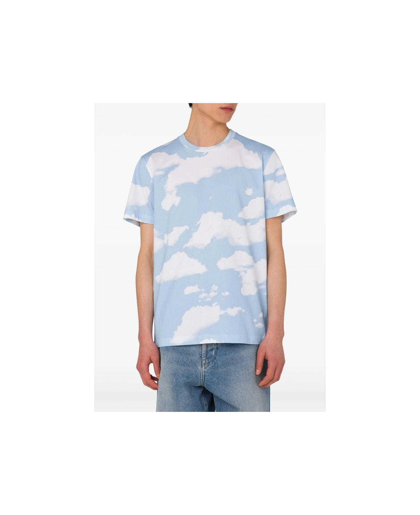 Moschino T-shirt - BLUE/WHITE