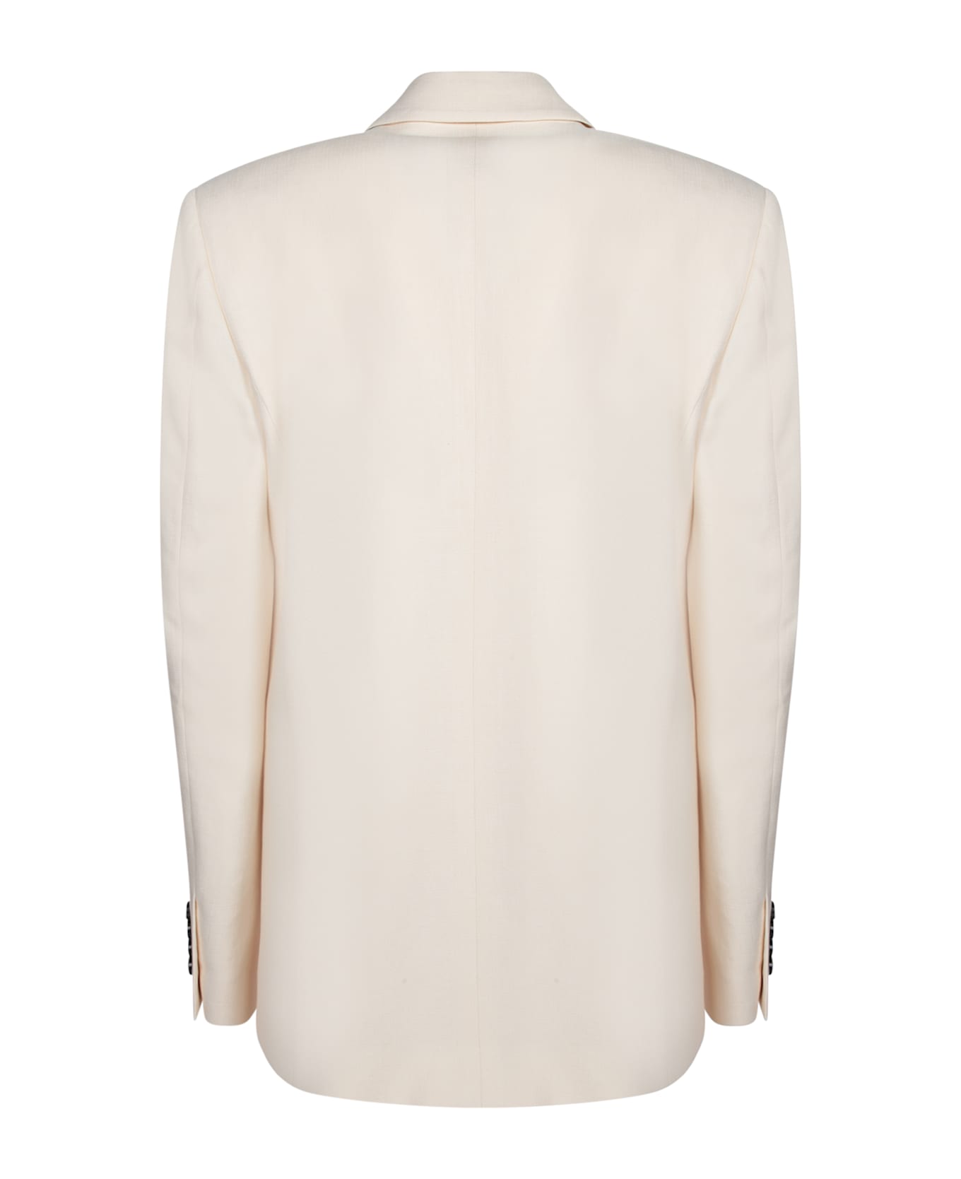 MSGM Two-button Fitted Blazer - White