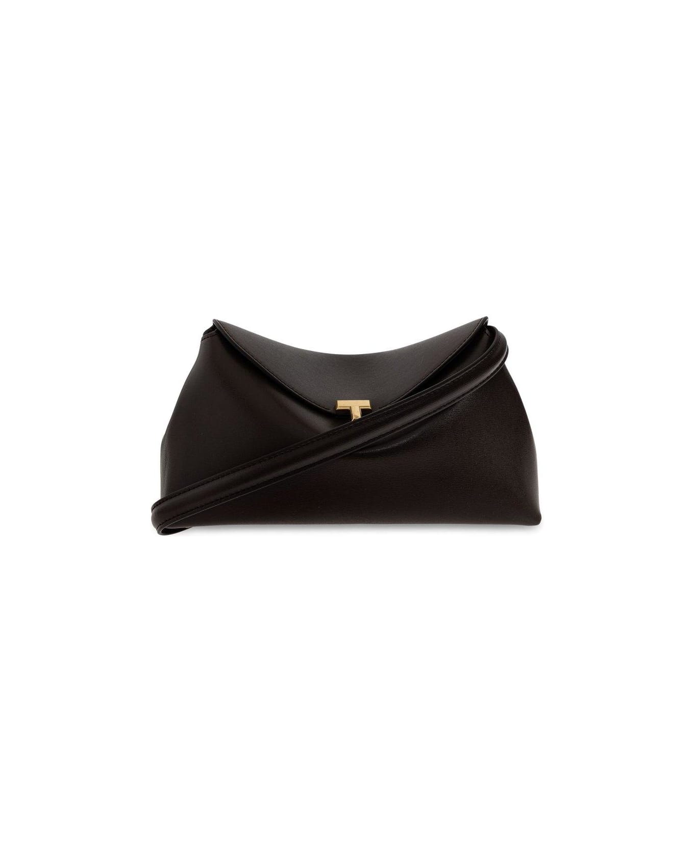 Totême T-lock Shoulder Bag - BARK