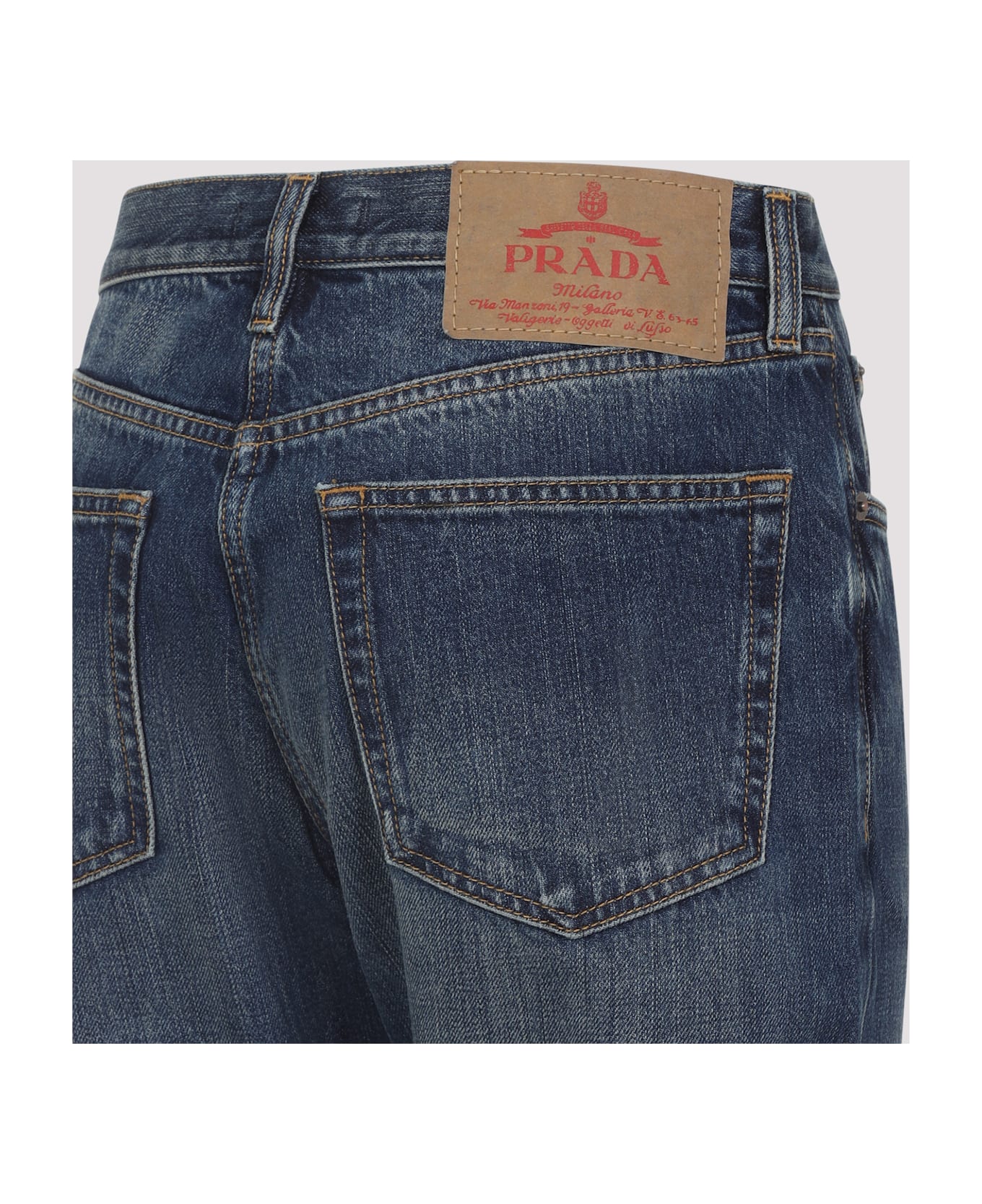 Prada Cotton Jeans - Blue