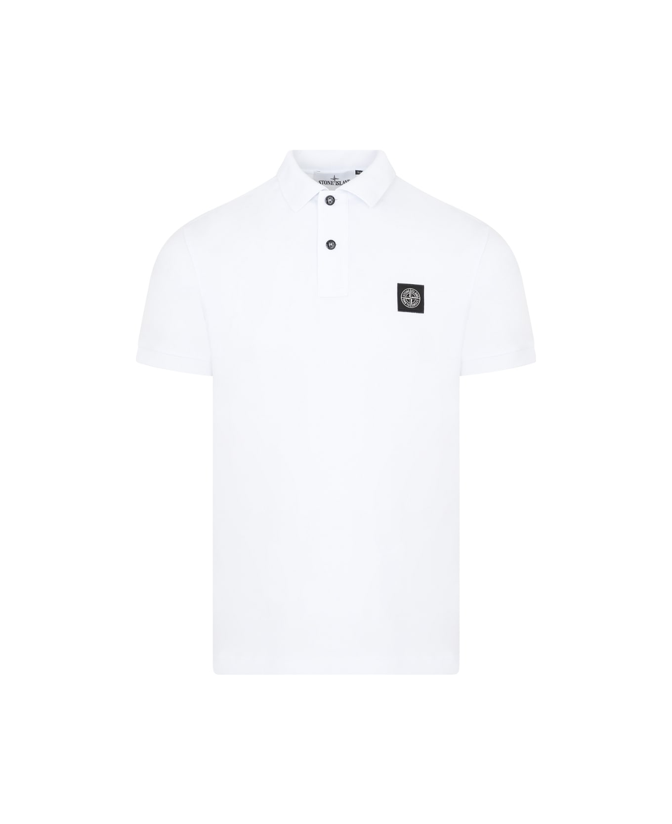 Stone Island Cotton Polo - White