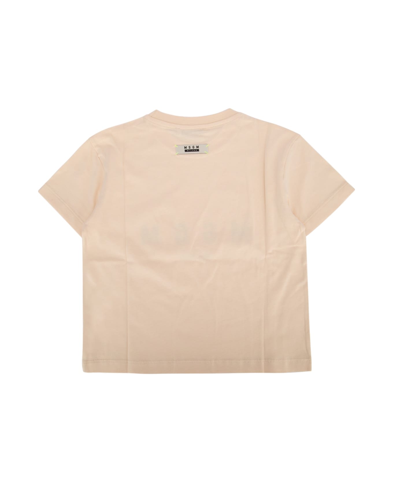 MSGM Jersey T-shirt Unisex - VANILLA/VANIGLIA