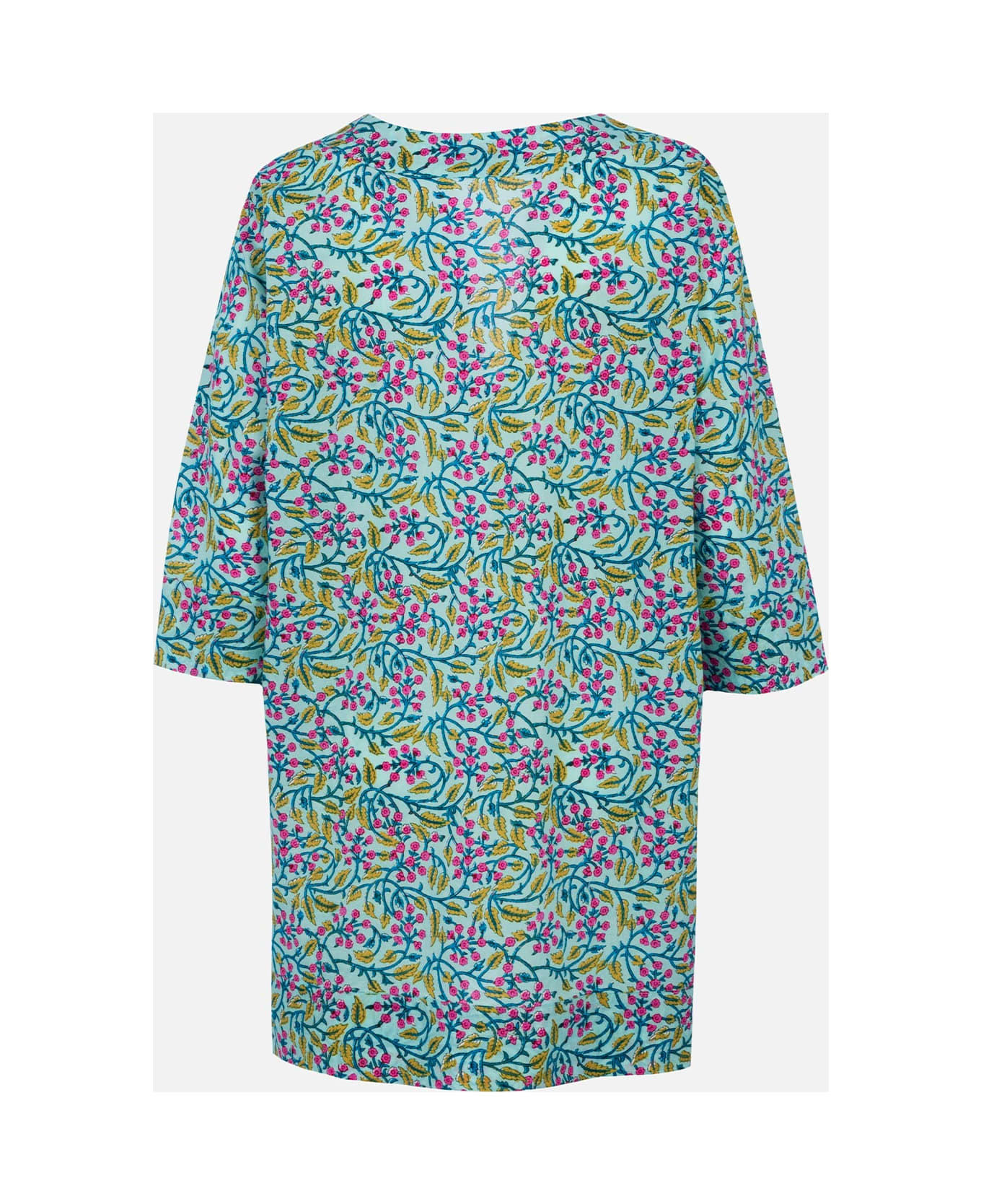 MC2 Saint Barth Woman Cotton Tunic Dress Macha - GREEN