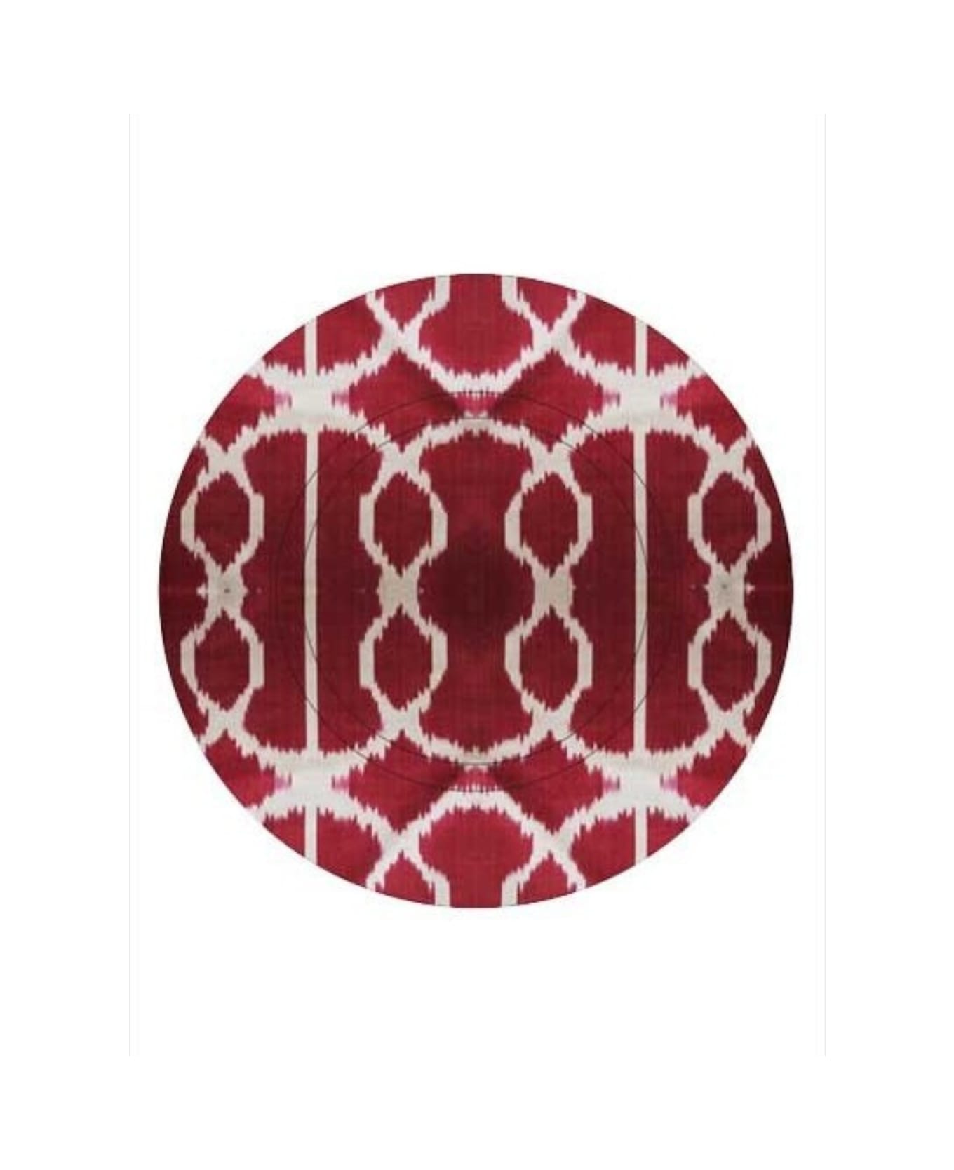 Les-Ottomans Red Glazed Ceramic Dinner Plate Les-ottomans Home - Red お皿＆ボウル