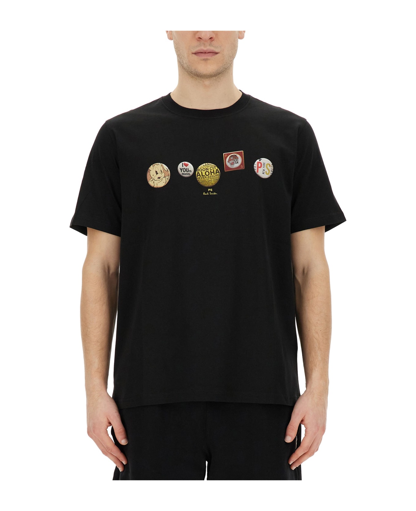 Paul Smith Regular Fit T-shirt - BLACK