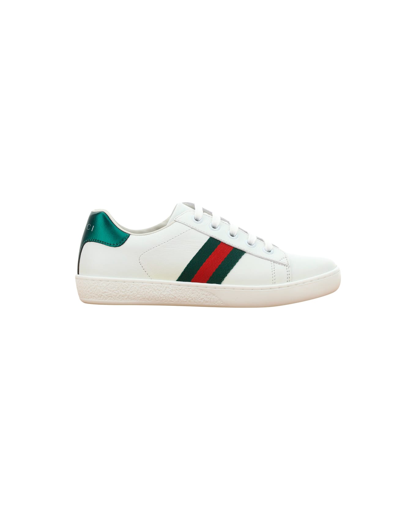 Gucci Ace Sneakers For Boy - White シューズ