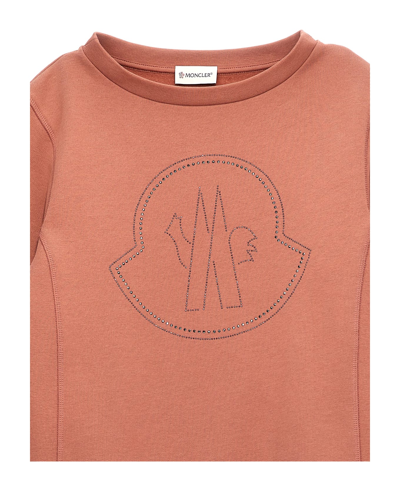 Moncler Rhinestone Sweatshirt - Pink