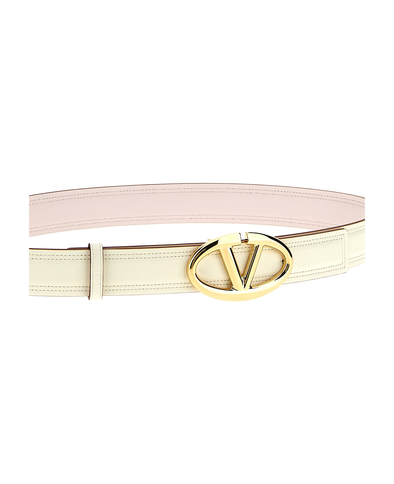 Valentino Garavani Reversible Belt - White