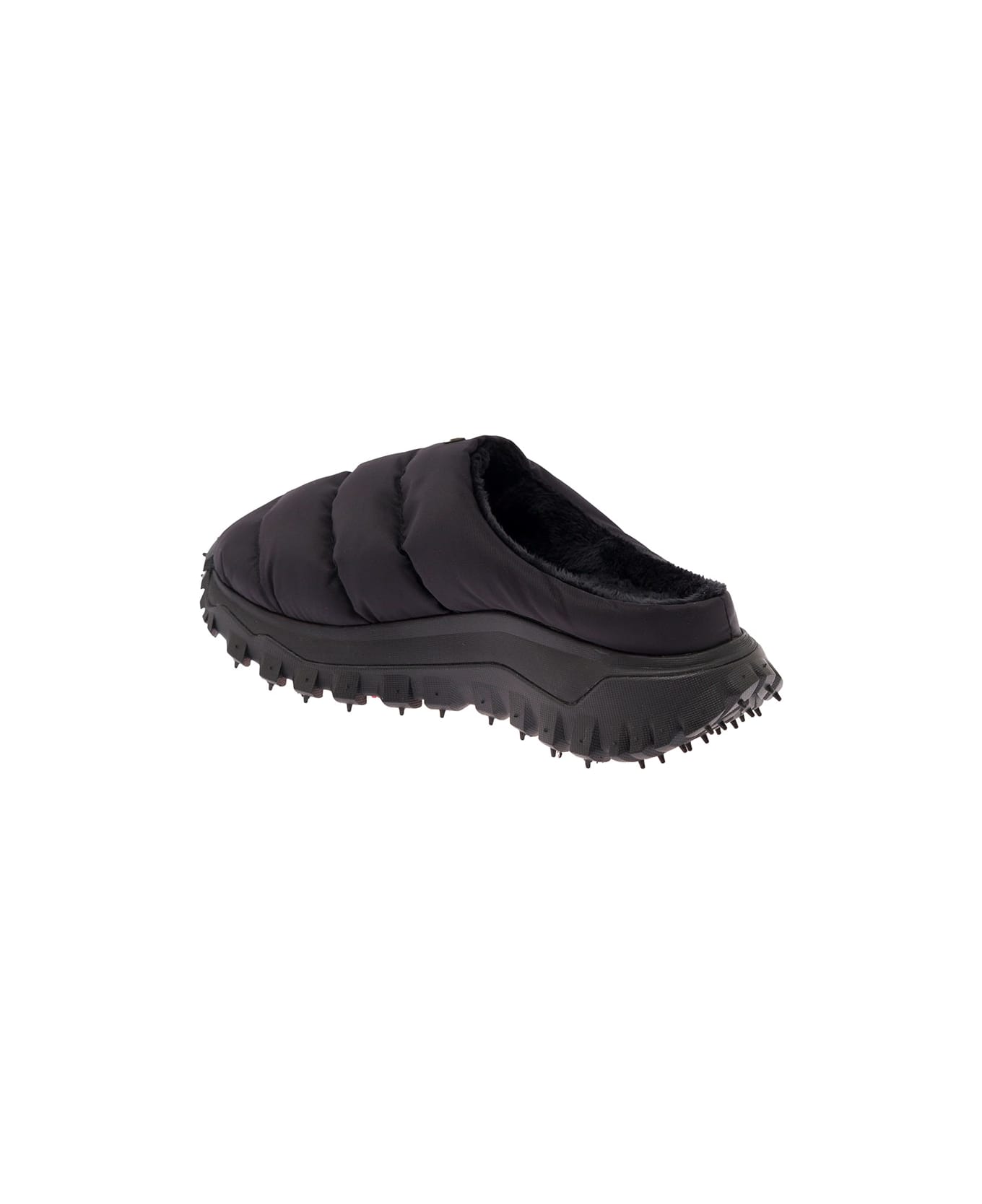 Moncler Genius 'trailgrip Après' Black Mules With Boudin-quilting In Polyamide Woman - BLACK その他各種シューズ