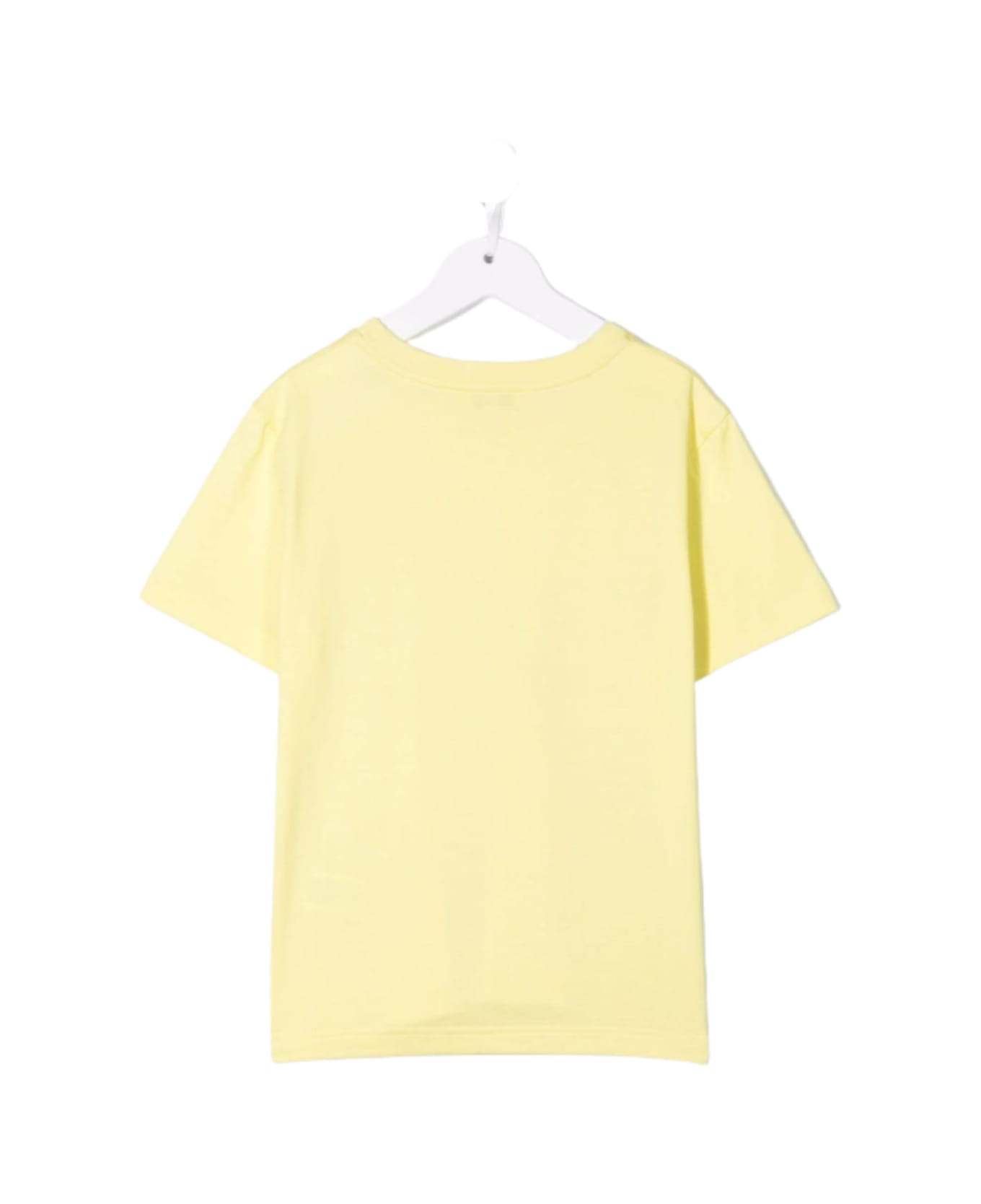 Givenchy Boy's Yellow Cotton T-shirt With Logo - Yellow