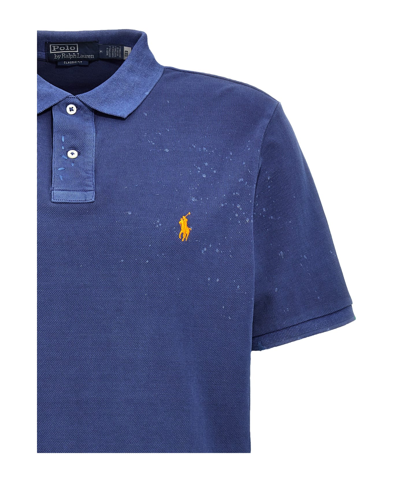 Polo Ralph Lauren Logo Embroidery Polo Shirt - Blue