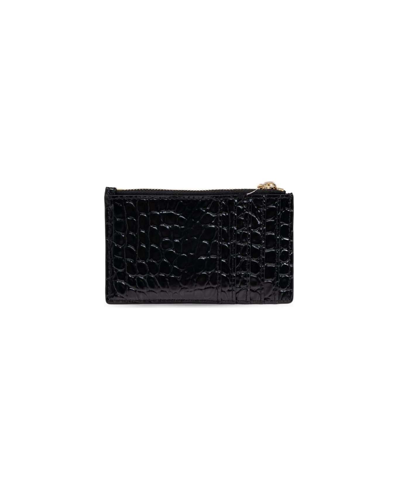 MICHAEL Michael Kors Small Zip Card Case - Black