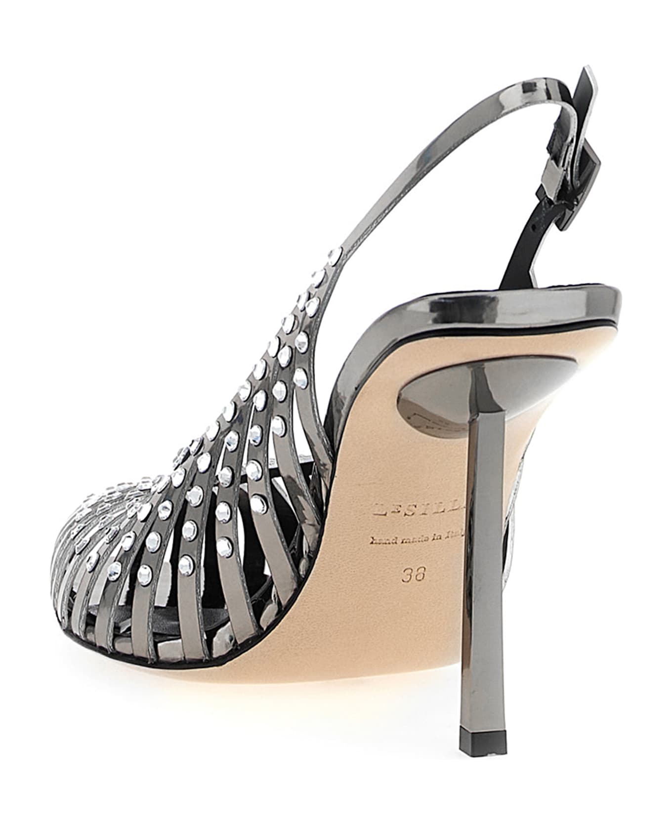 Le Silla 
cage
 Slingback - Silver