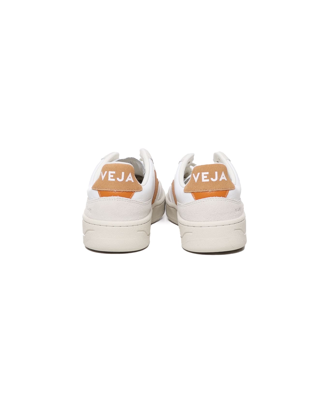 Veja V-90 Low Sneakers - White, orange