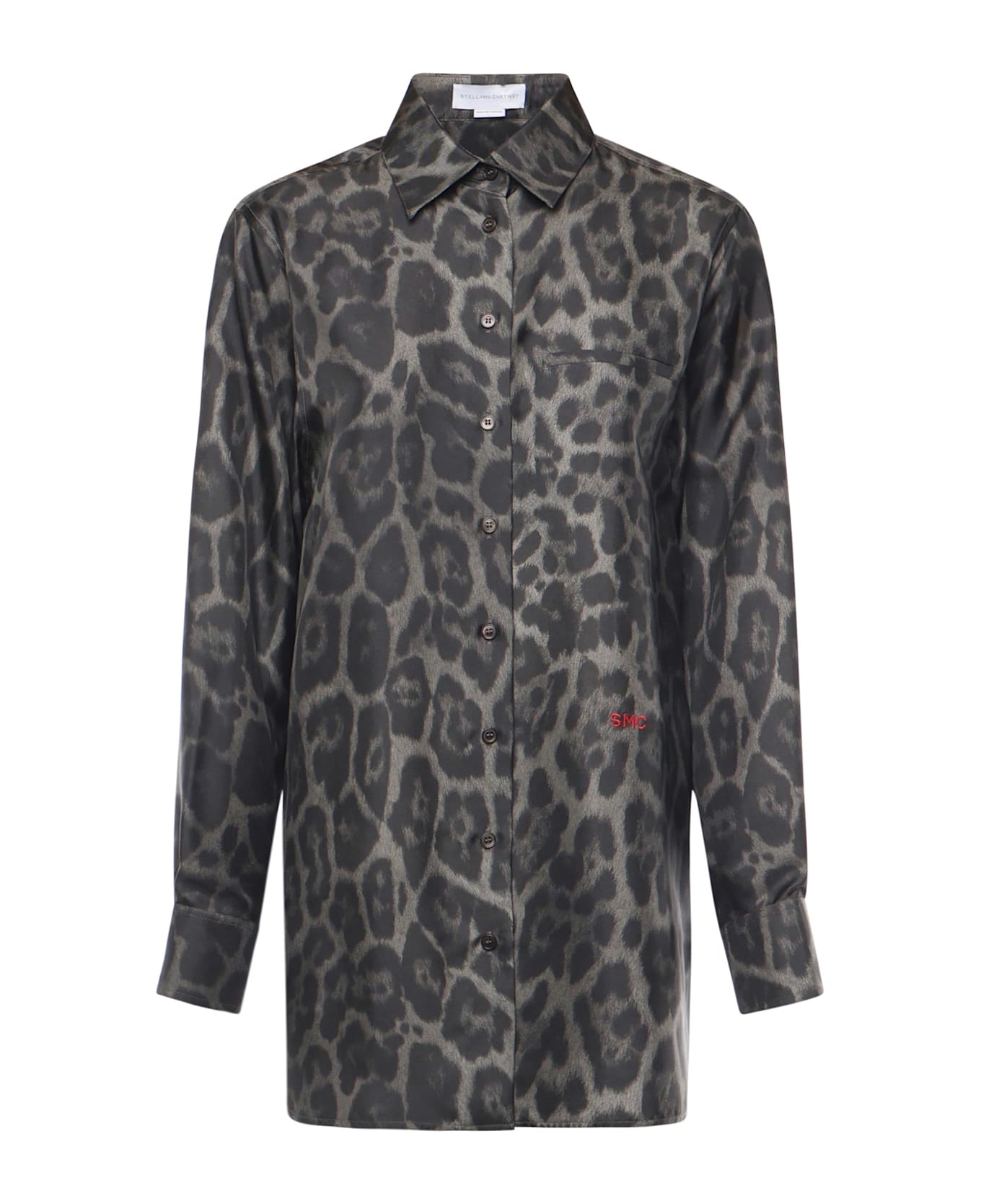 Stella McCartney Shirt In Grey Silk - Ash grey
